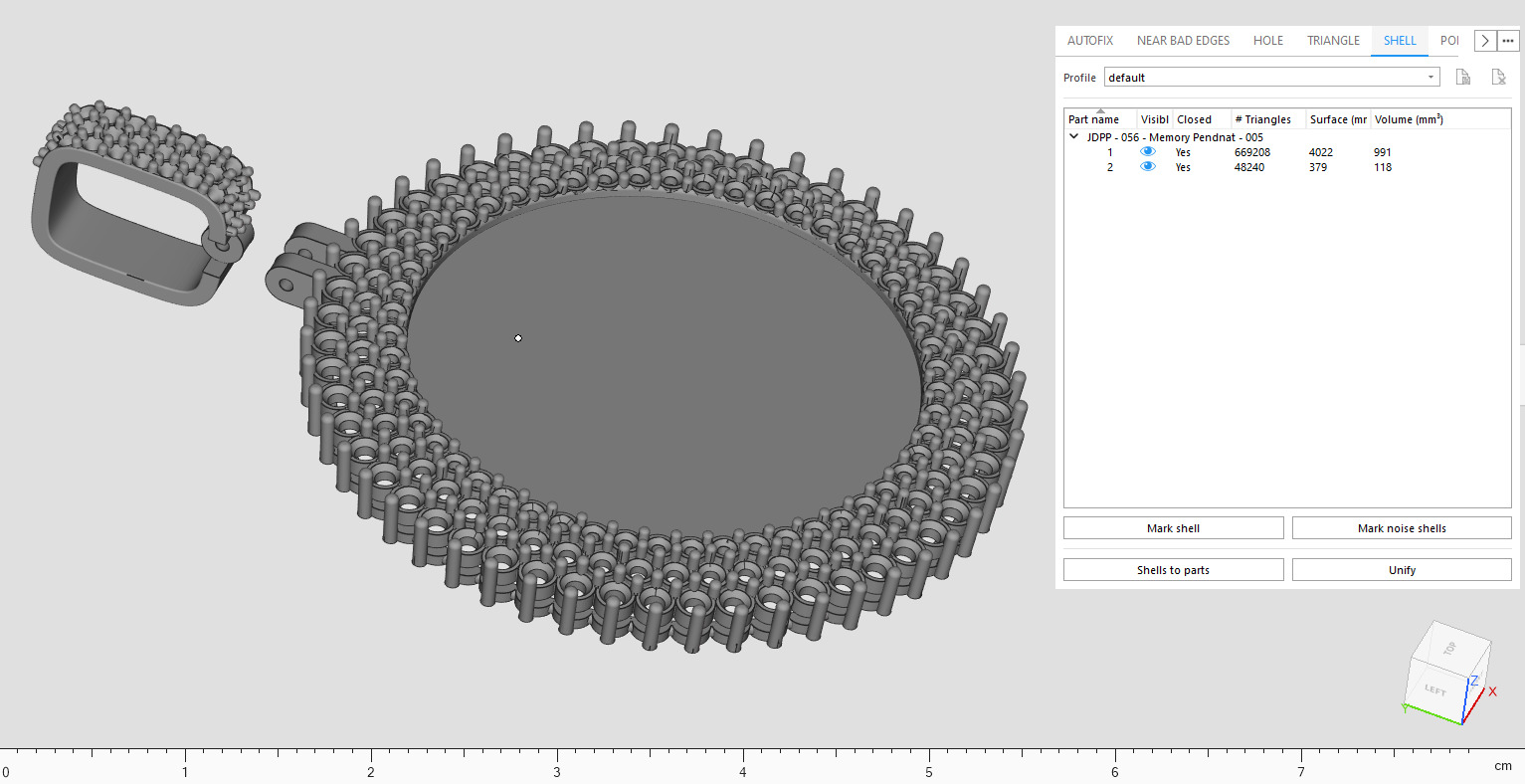Custom Picture Pendant - Memory Picture diamond 3D print model_16