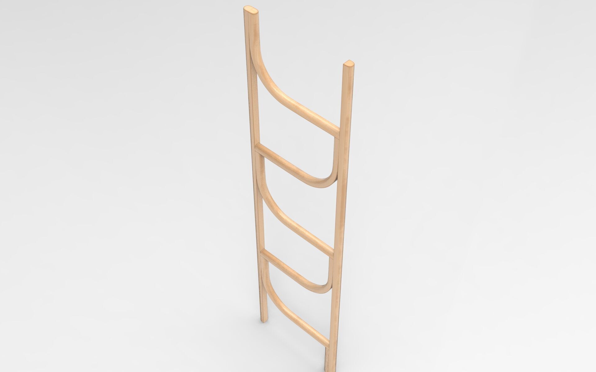 Gigo Home Ladder Low-poly 3D model_1