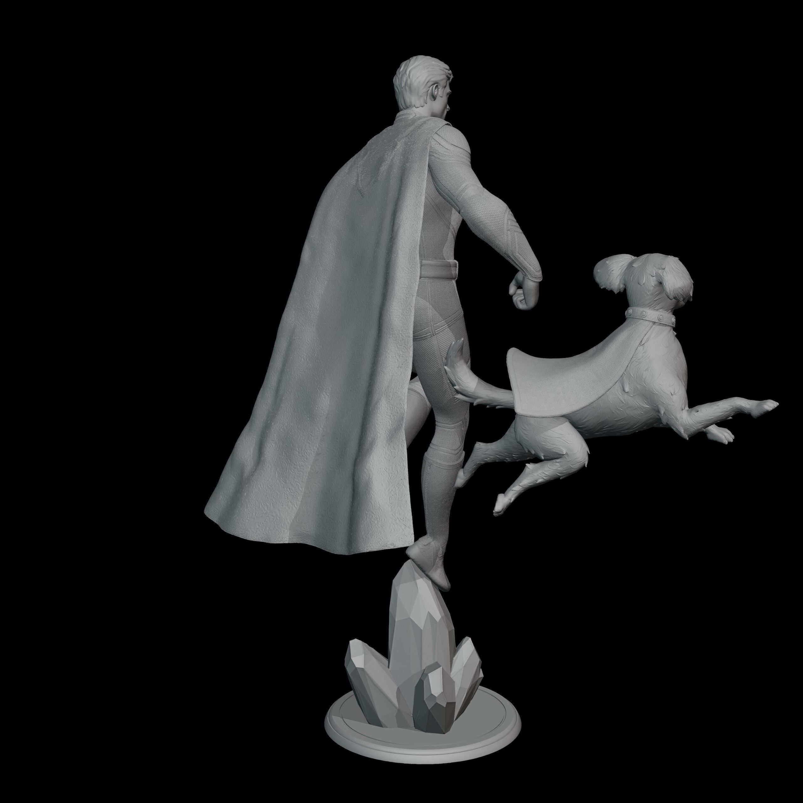 Superman - Krypto 3D print model_9