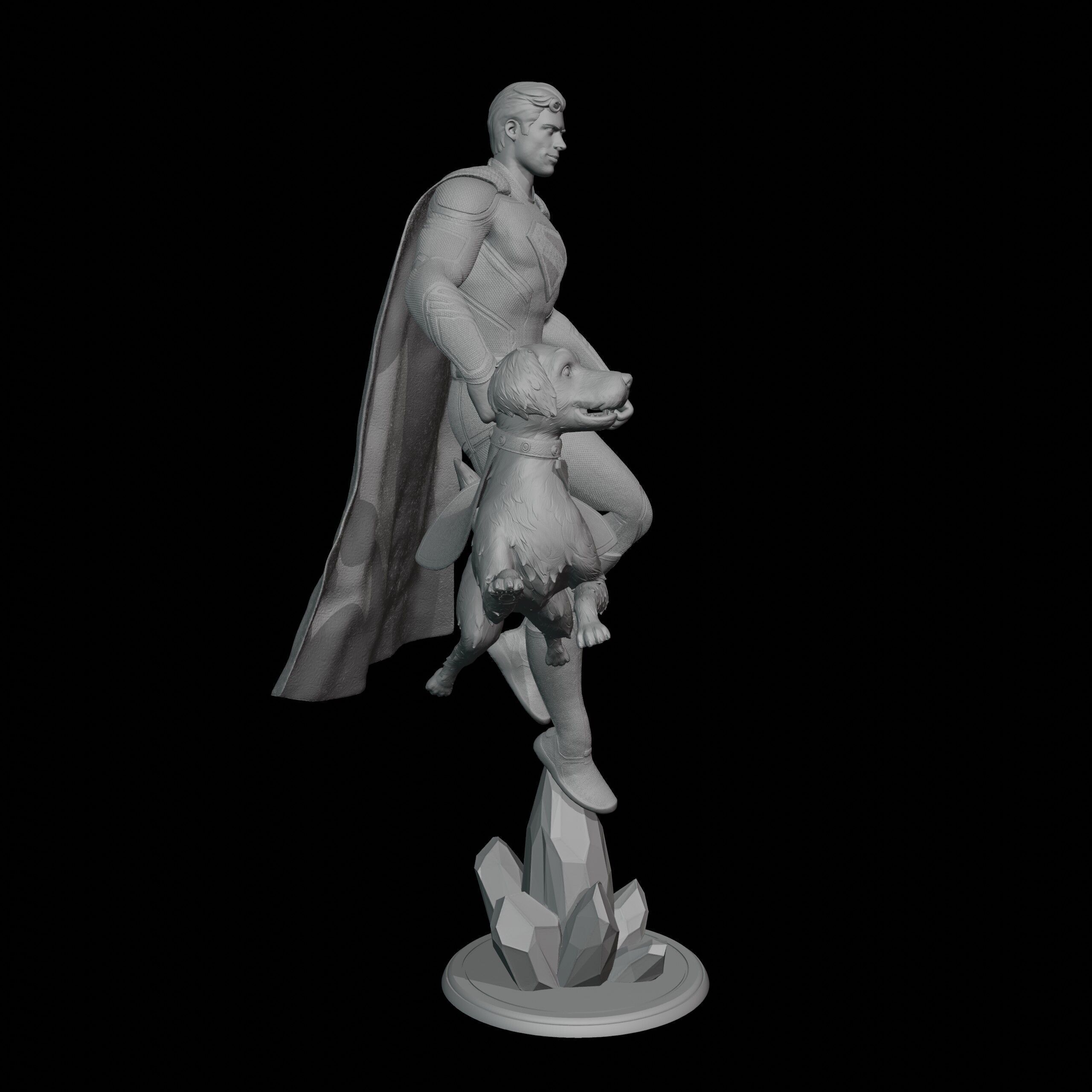 Superman - Krypto 3D print model_11