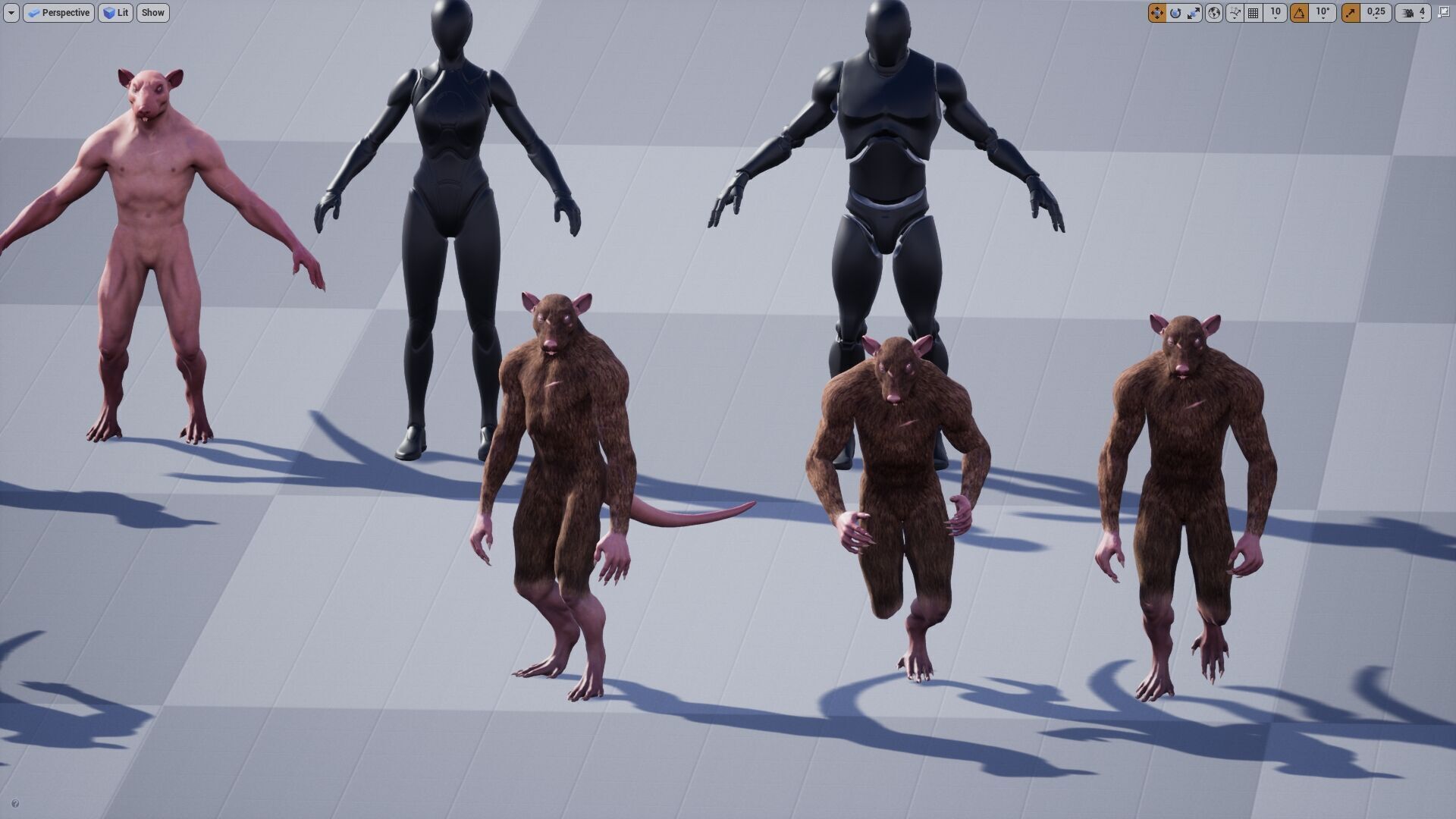 Rat low-poly 3D model Low-poly 3D model_16