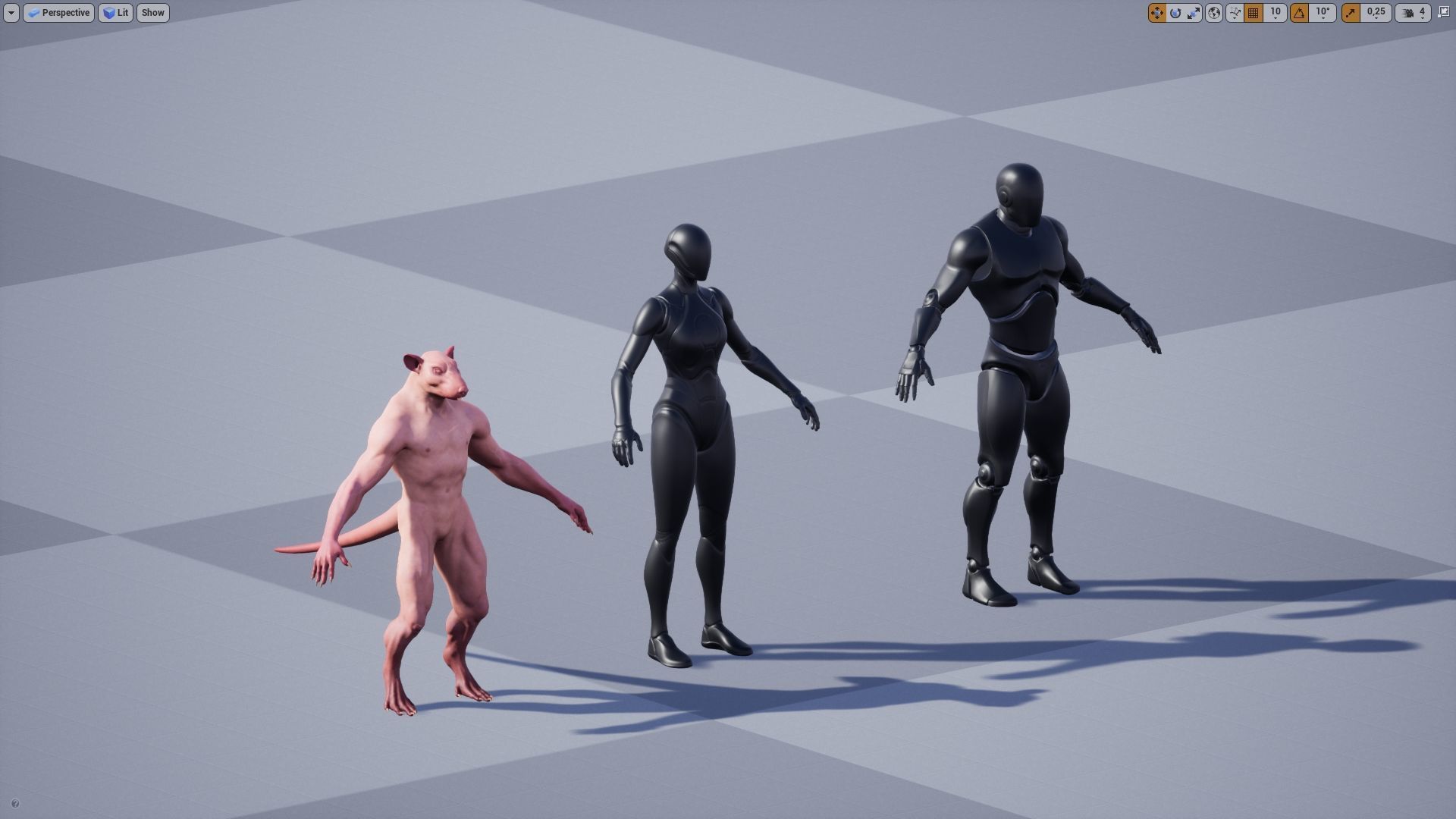 Rat low-poly 3D model Low-poly 3D model_6