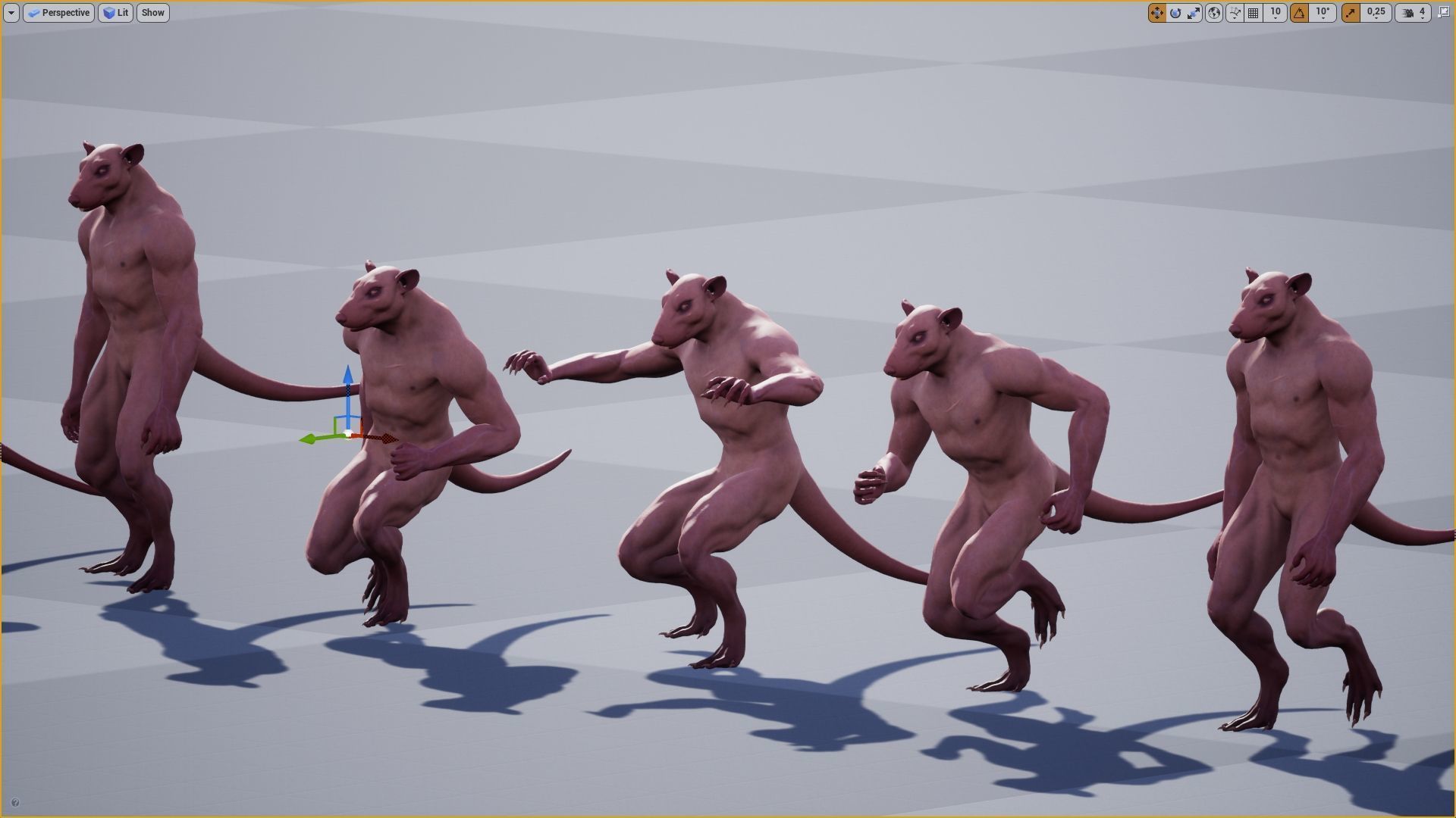 Rat low-poly 3D model Low-poly 3D model_17