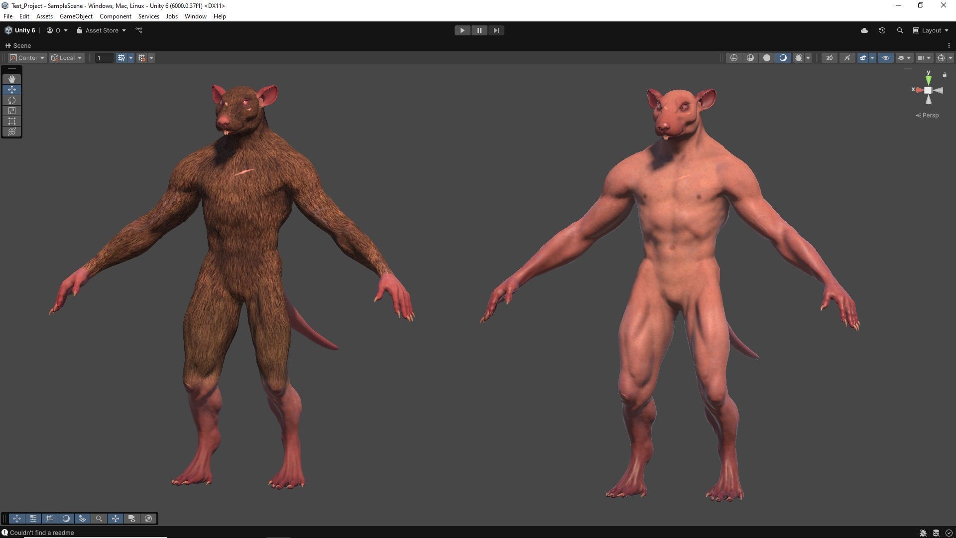 Rat low-poly 3D model Low-poly 3D model_23