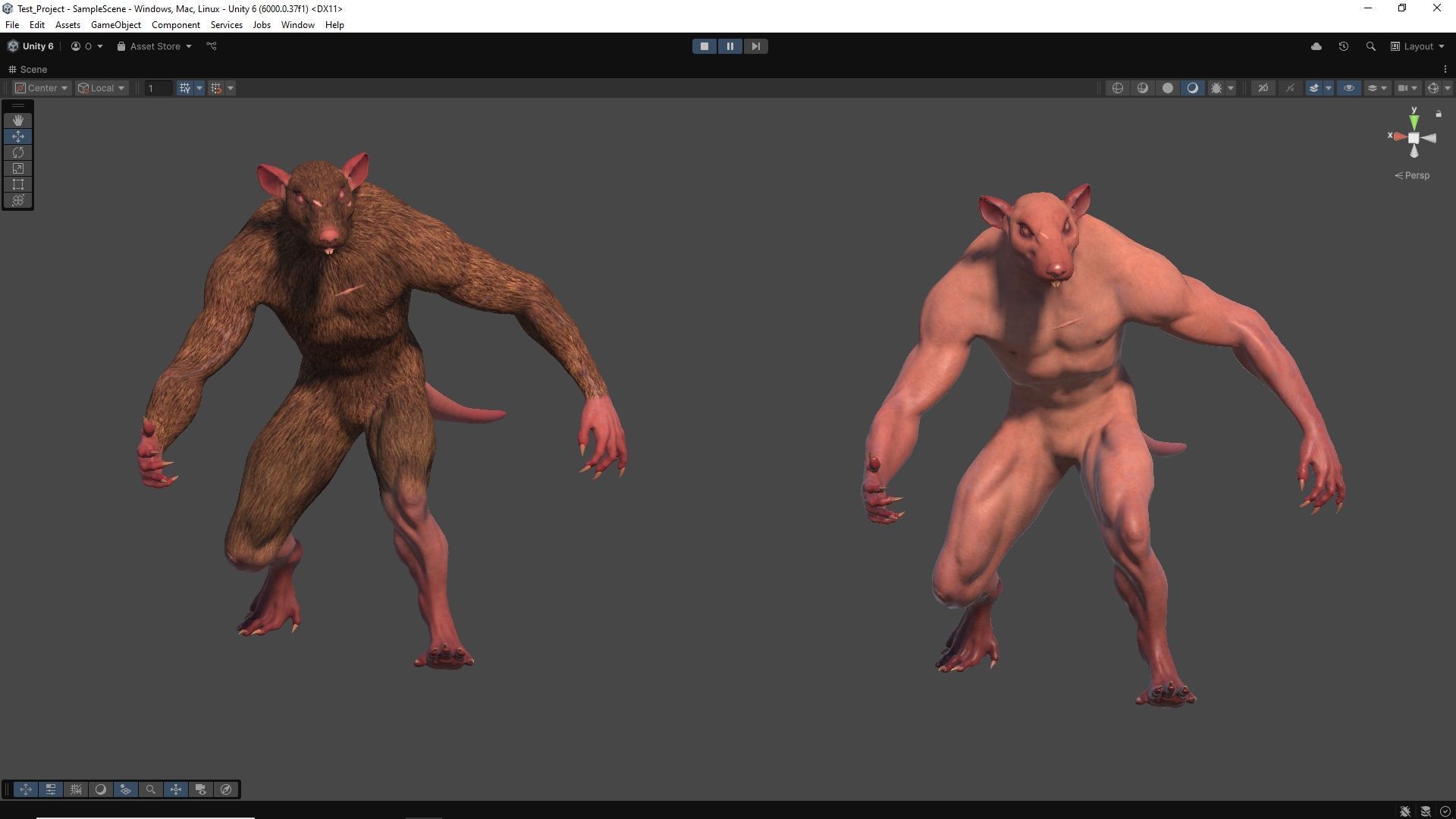 Rat low-poly 3D model Low-poly 3D model_25