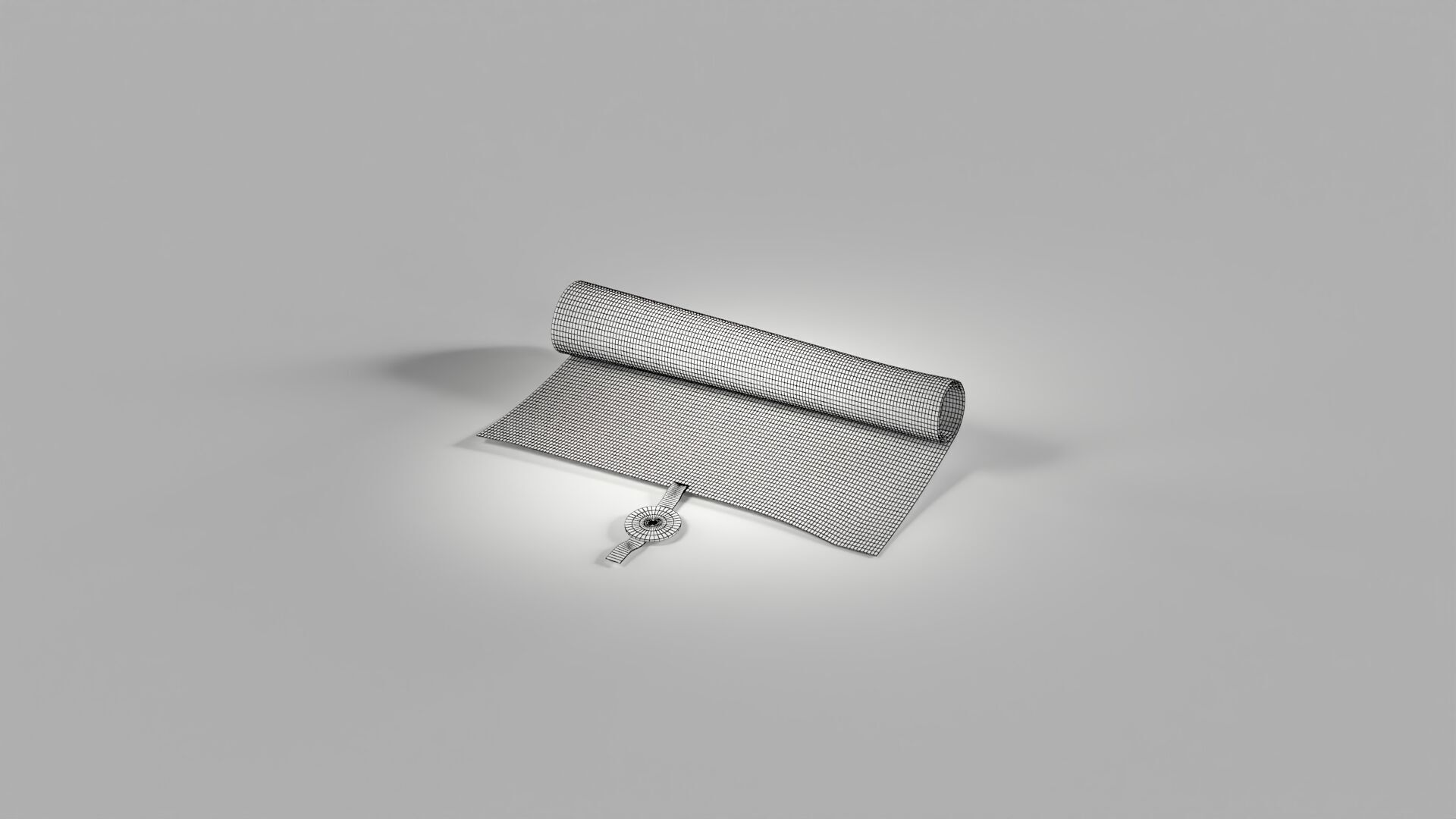 Magna Carta Scroll Low-poly 3D model_10