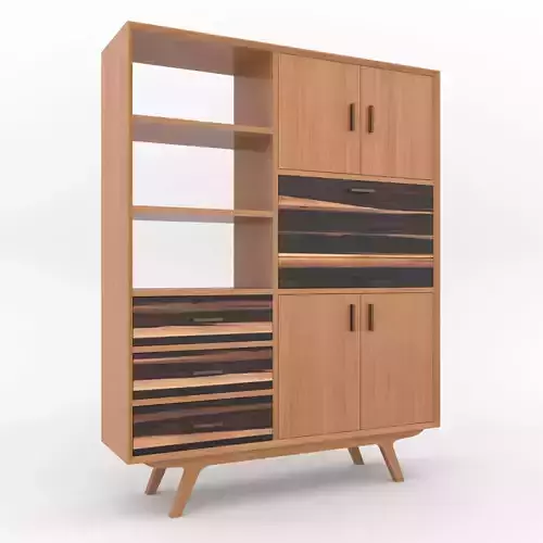 Mid-Century Modern Book Case Oslo