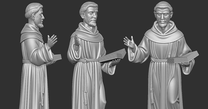 Saint Francis of Assisi  3D print model