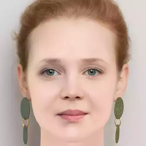 Isolda Dychauk Head - No Hair - Low poly head for game Low-poly 3D model