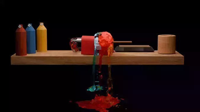 shaved-ice-with-sweet-colors-water