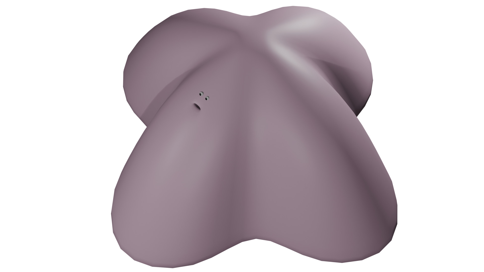 Krem the Mollusk Low-poly 3D model_1