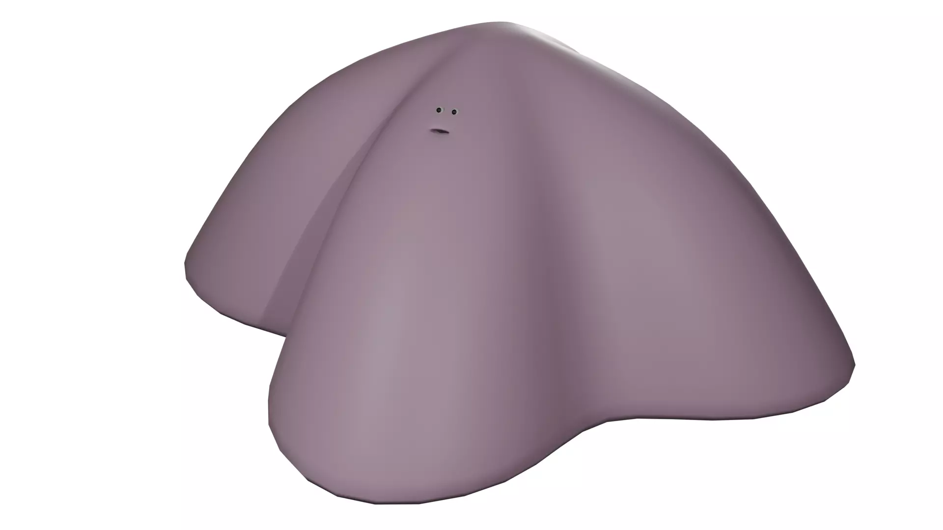 Krem the Mollusk Low-poly 3D model_0