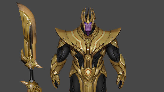 King Thanos 3D model