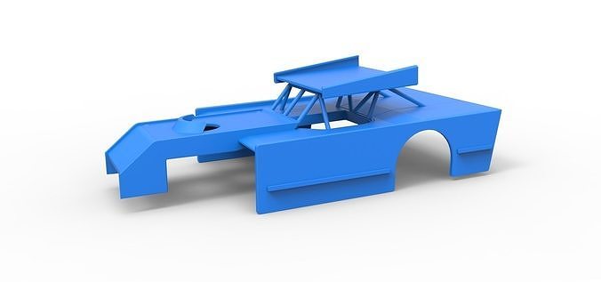 Shell of Figure 8 Modified stock car Scale 1 to 25 3D print model