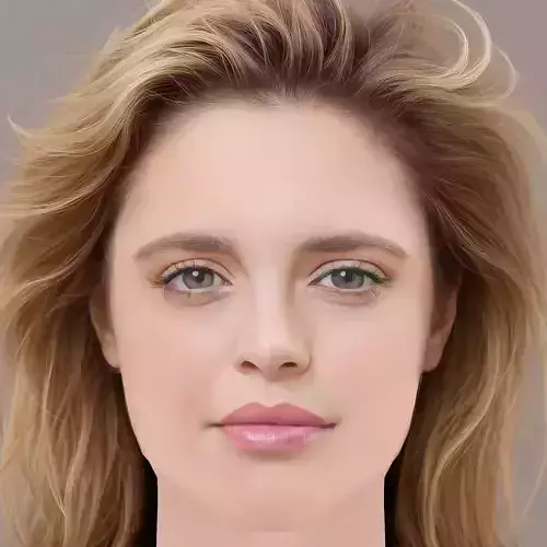 Joana Ribeiro Head - No Hair - Low poly head for game