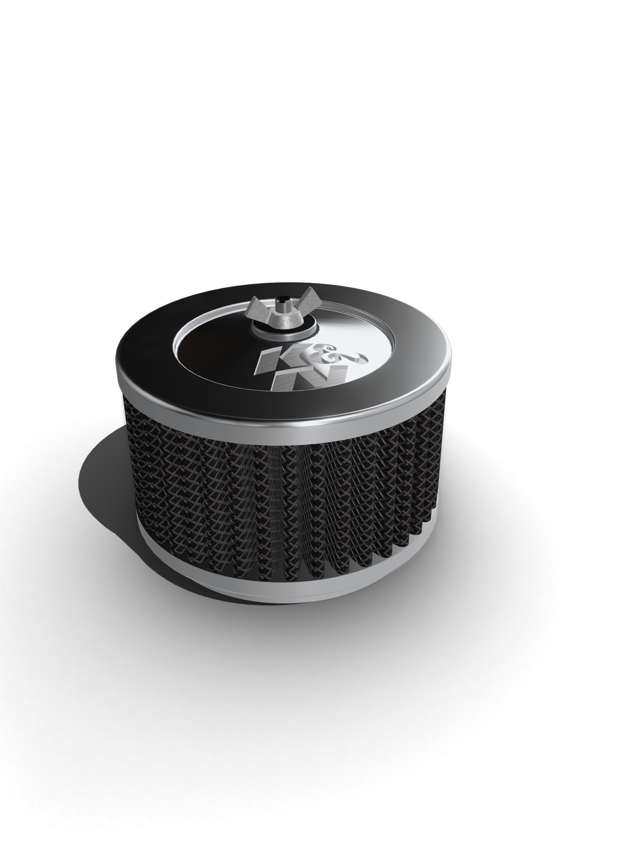 Air filter set x5 pieces 3D print model_12