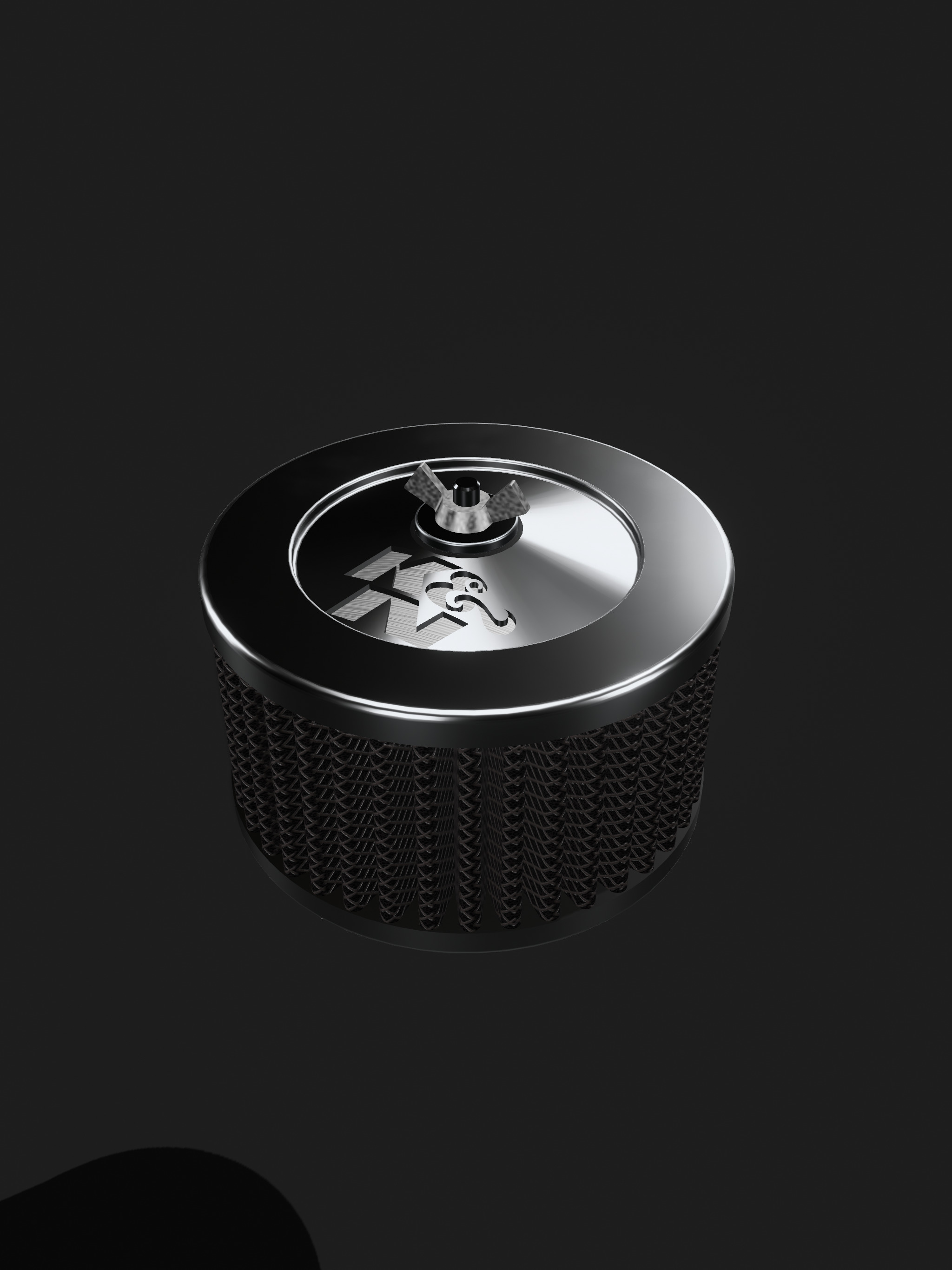 Air filter set x5 pieces 3D print model_6