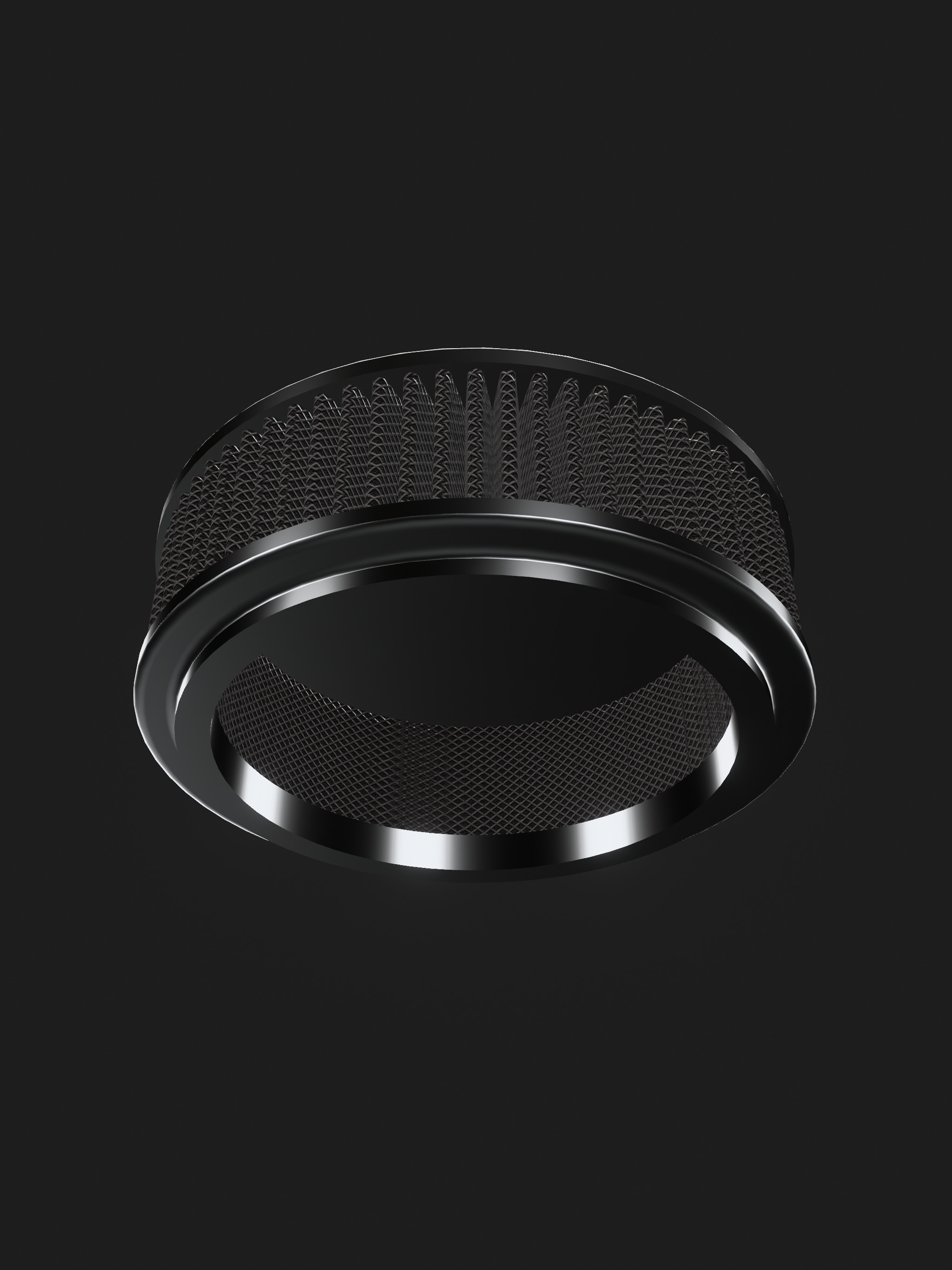 Air filter set x5 pieces 3D print model_9