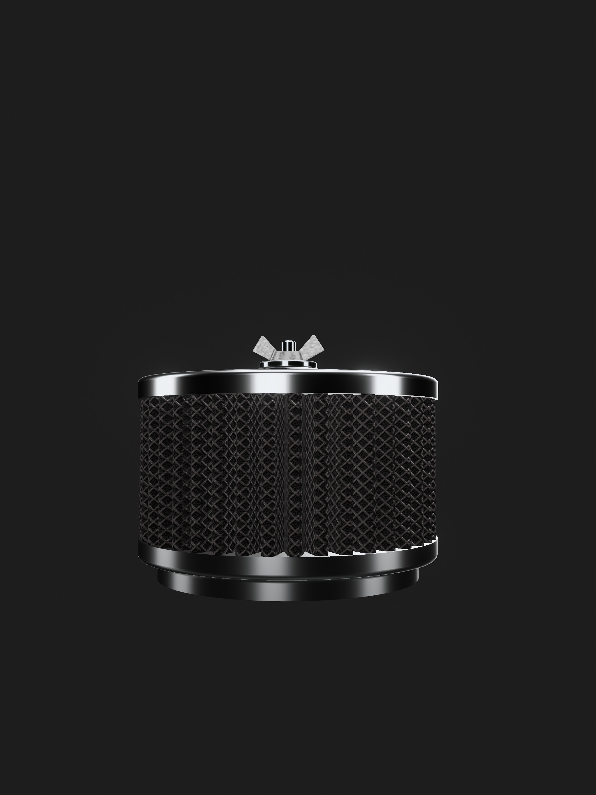 Air filter set x5 pieces 3D print model_2