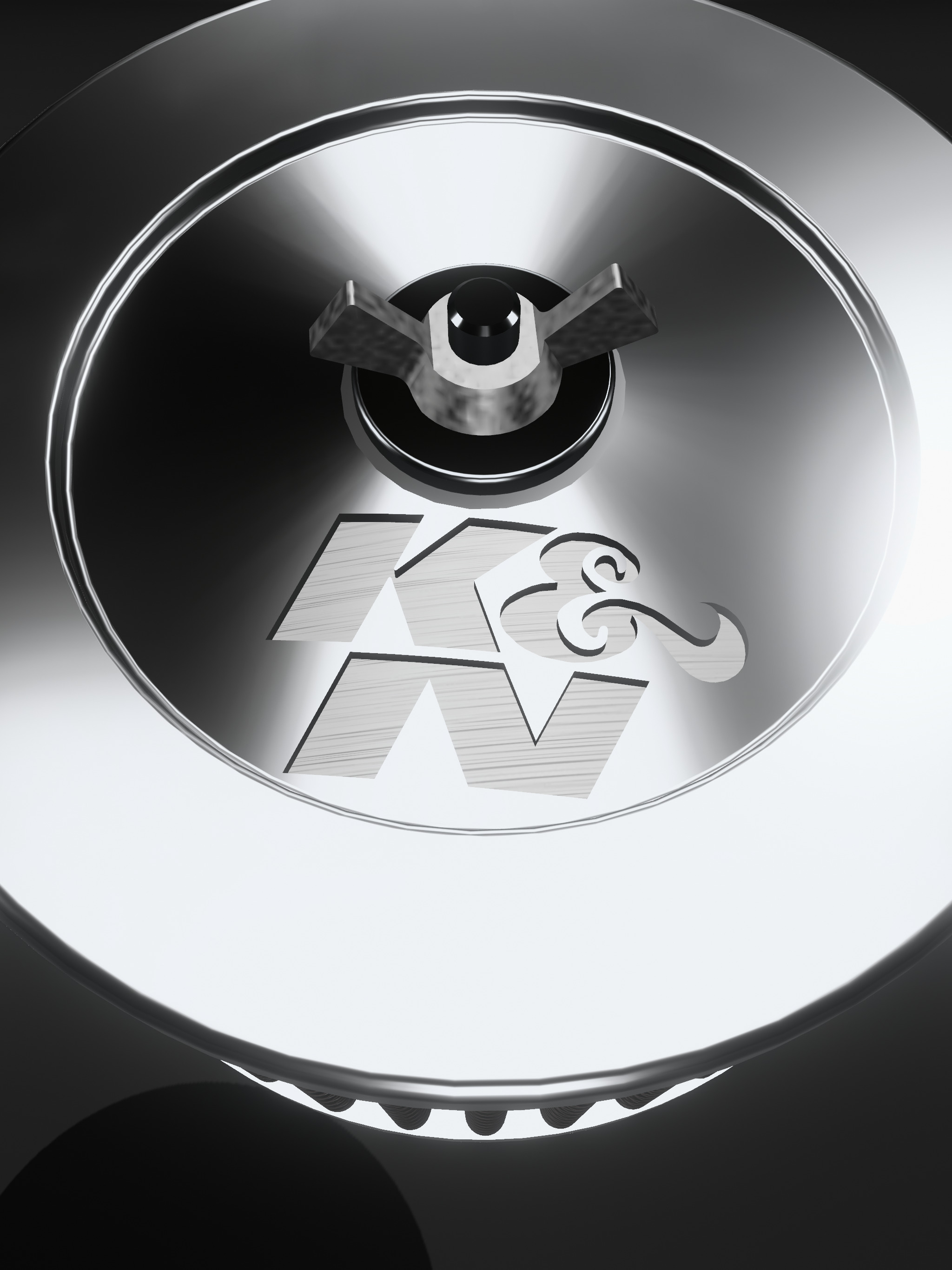 Air filter set x5 pieces 3D print model_3