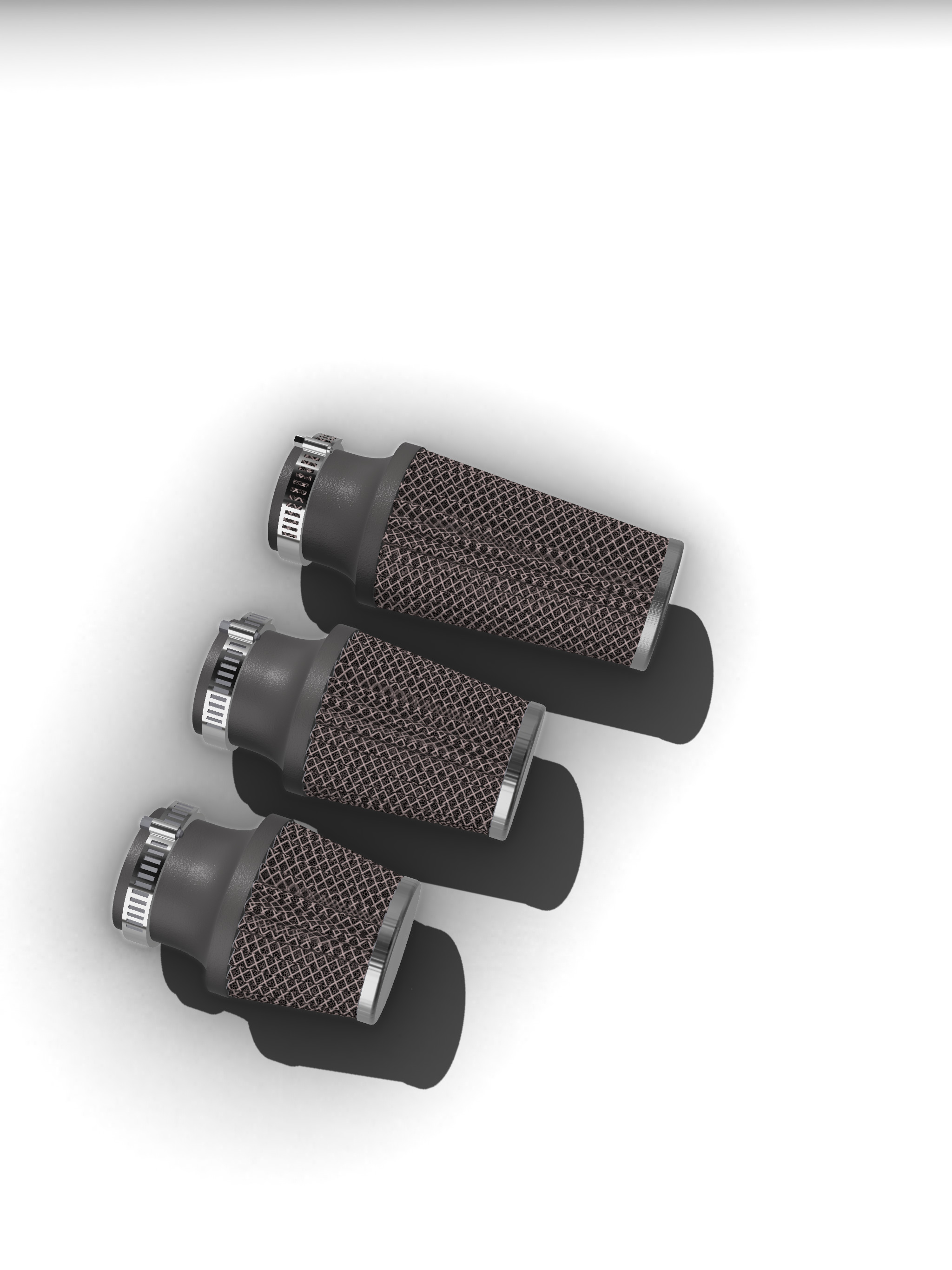 Air filter set x5 pieces 3D print model_15