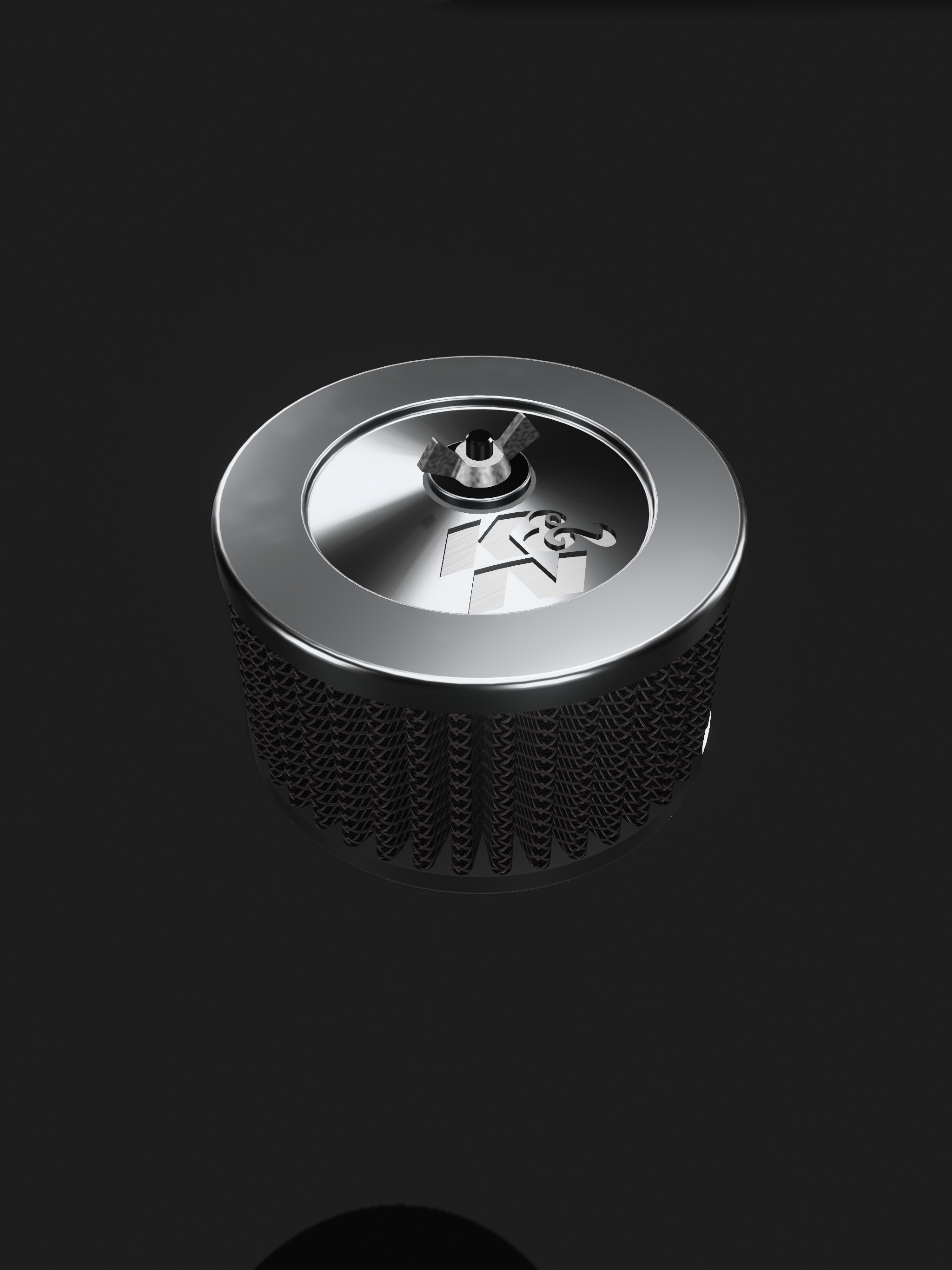 Air filter set x5 pieces 3D print model_7