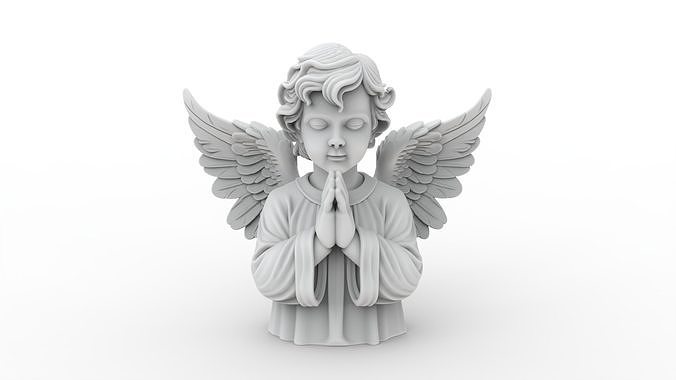 Cherub Angel Full Body 3D Print Model 3D print model