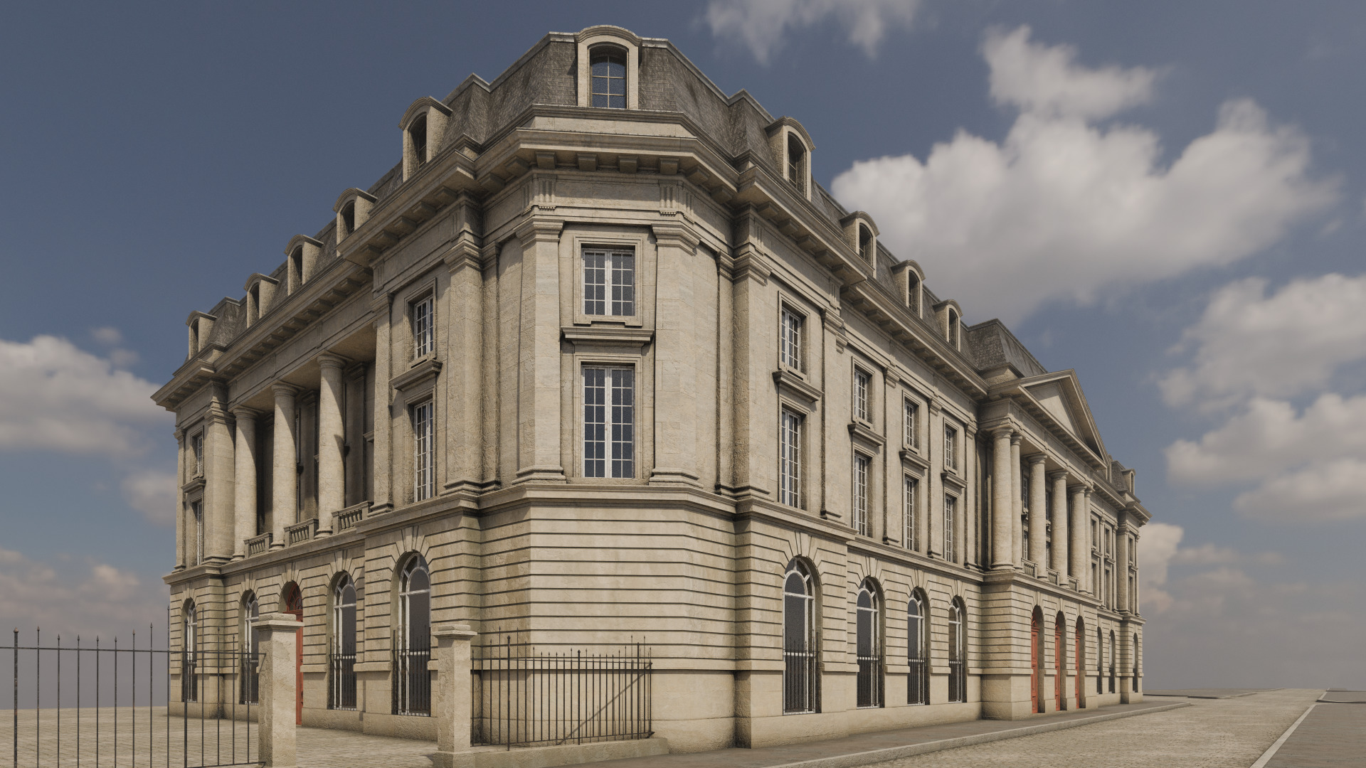 City Building III 3D model_2