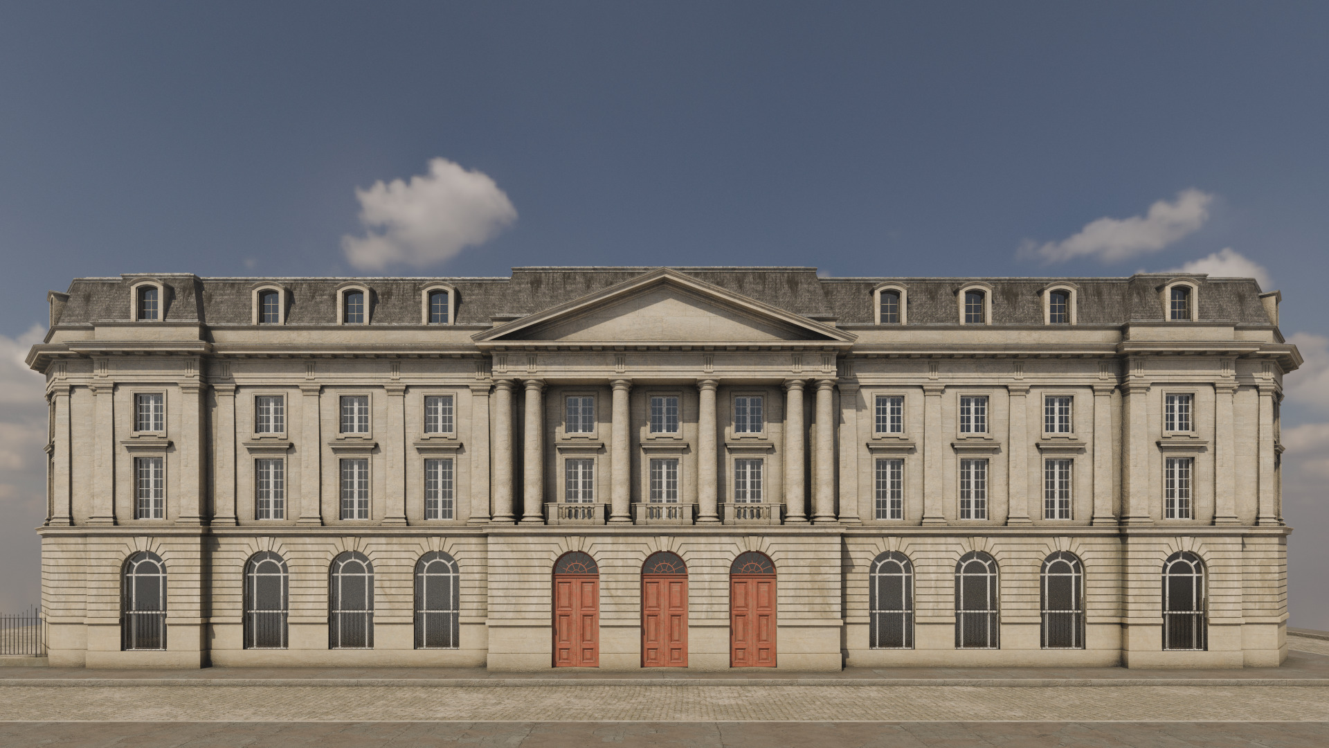 City Building III 3D model_3