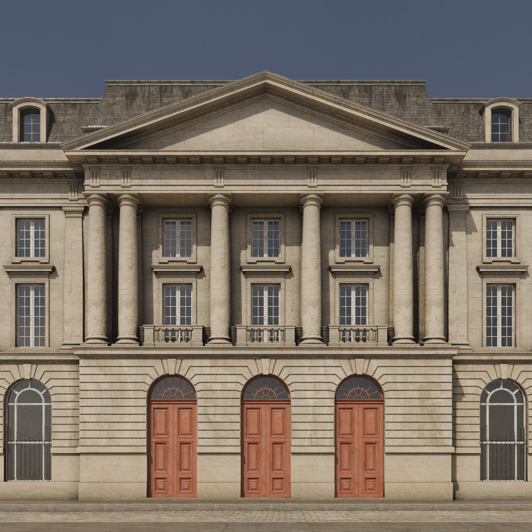 City Building III 3D model_10