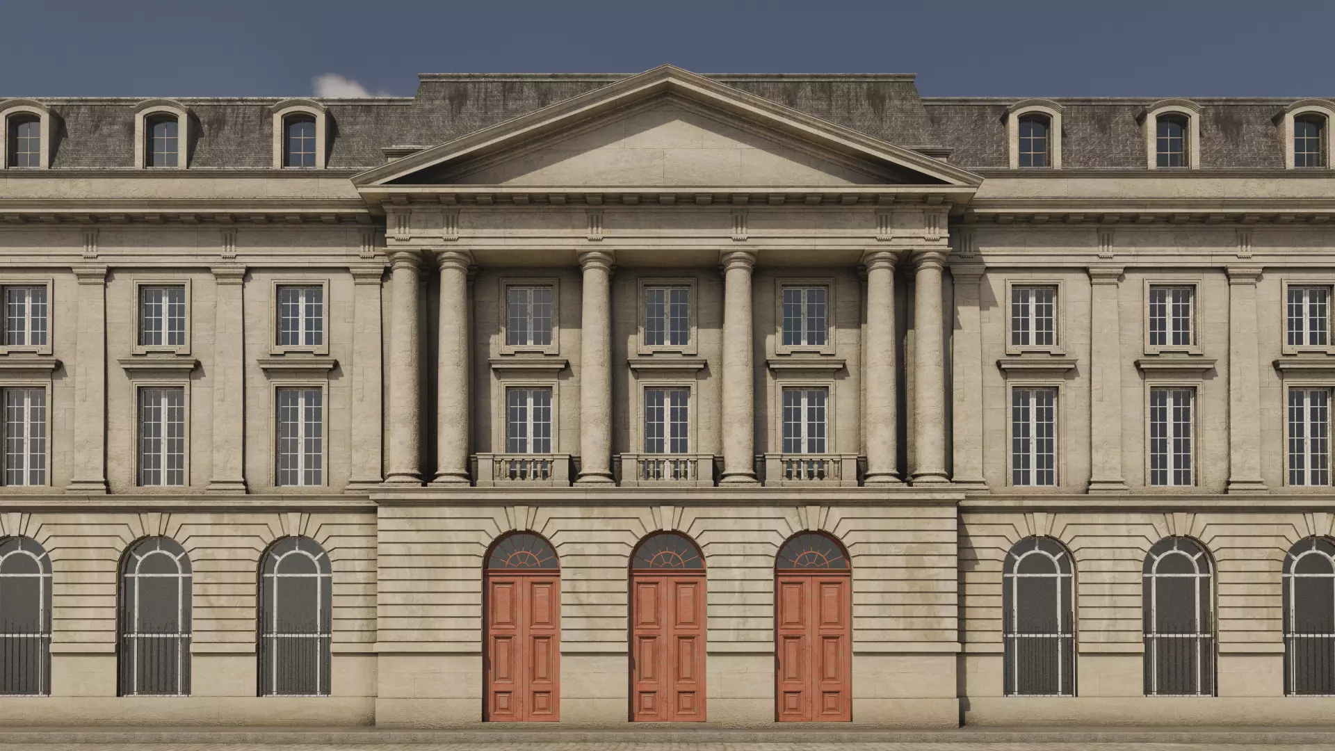 City Building III 3D model_0