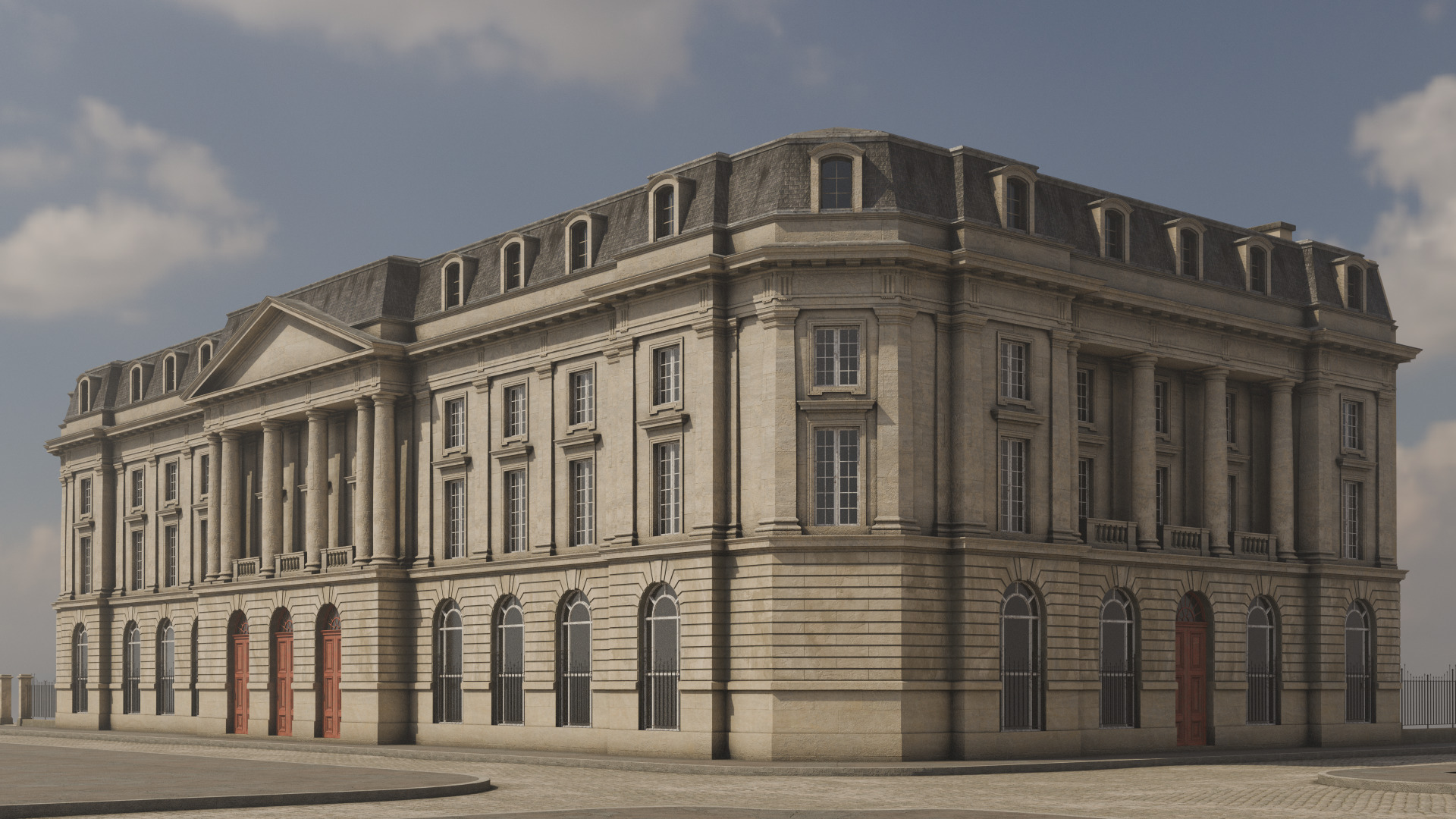 City Building III 3D model_8