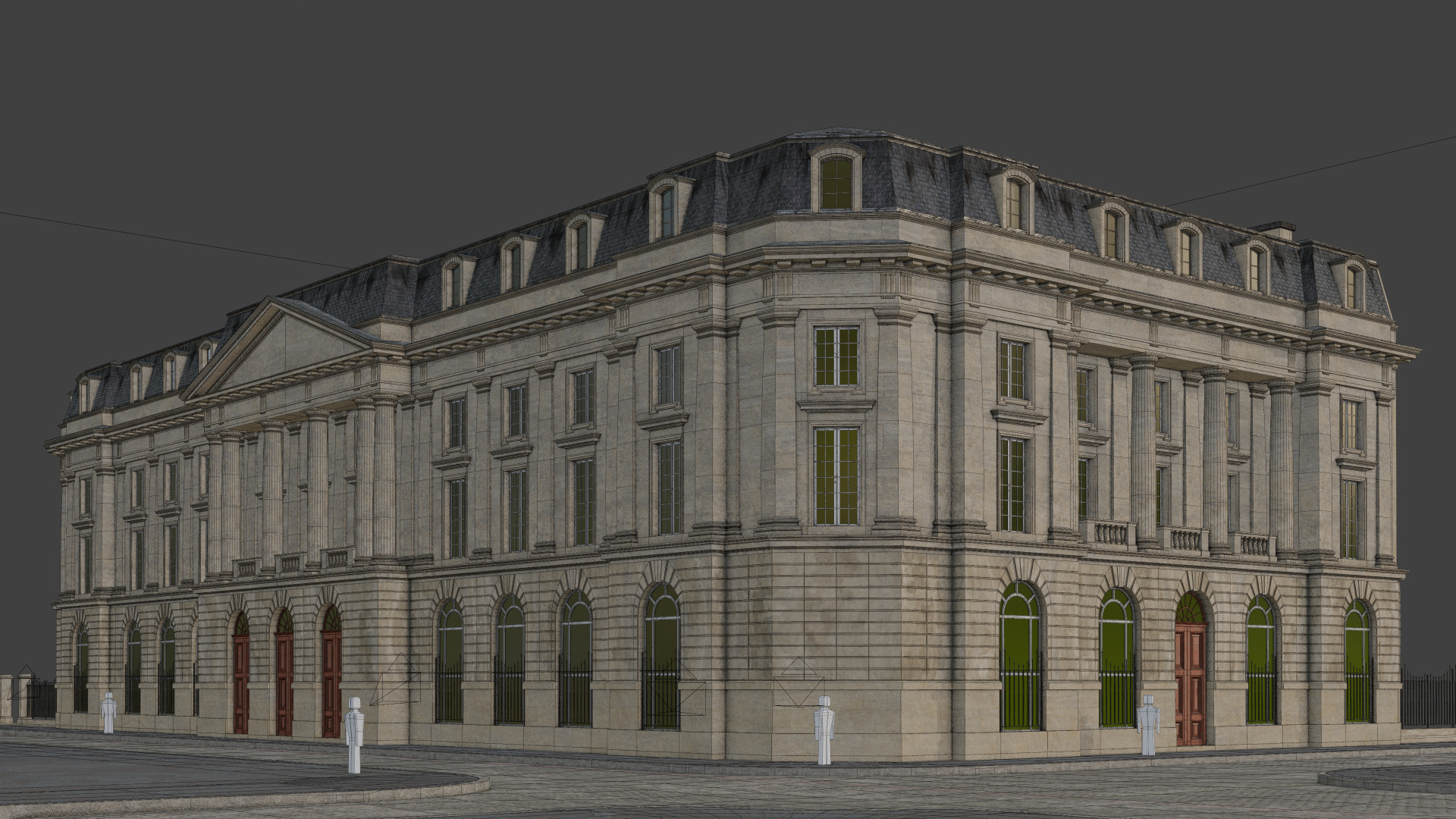 City Building III 3D model_21