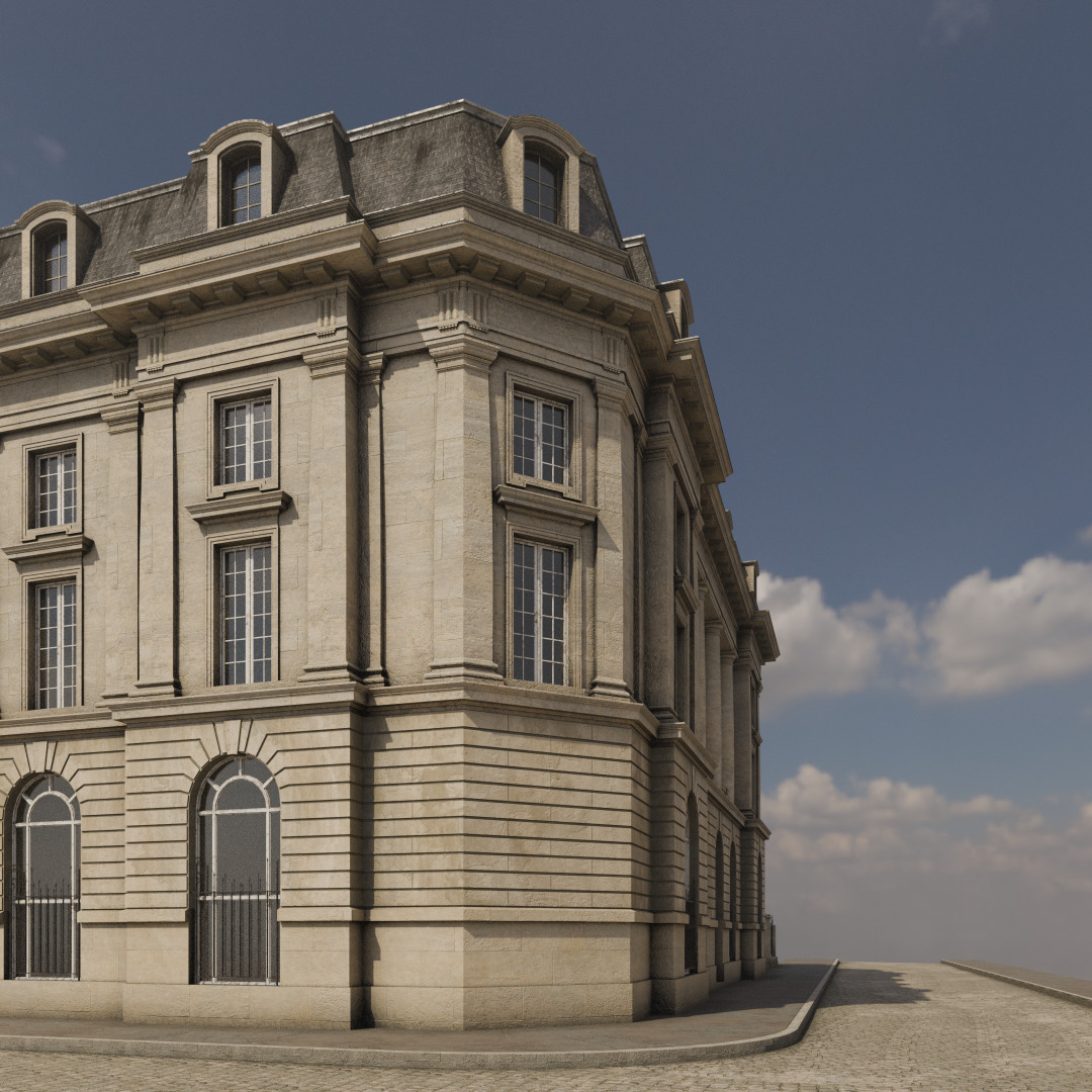 City Building III 3D model_12