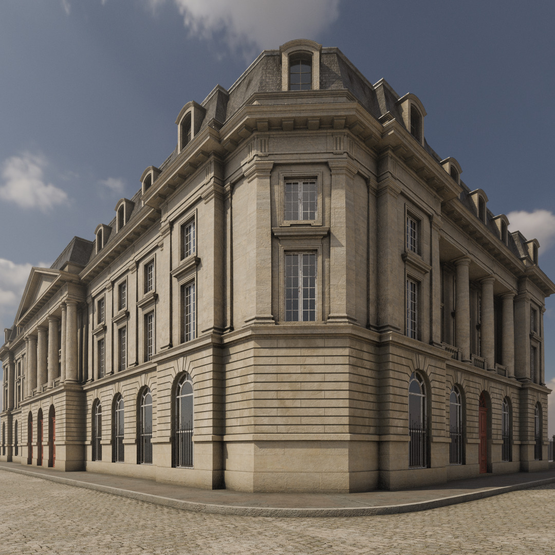 City Building III 3D model_7