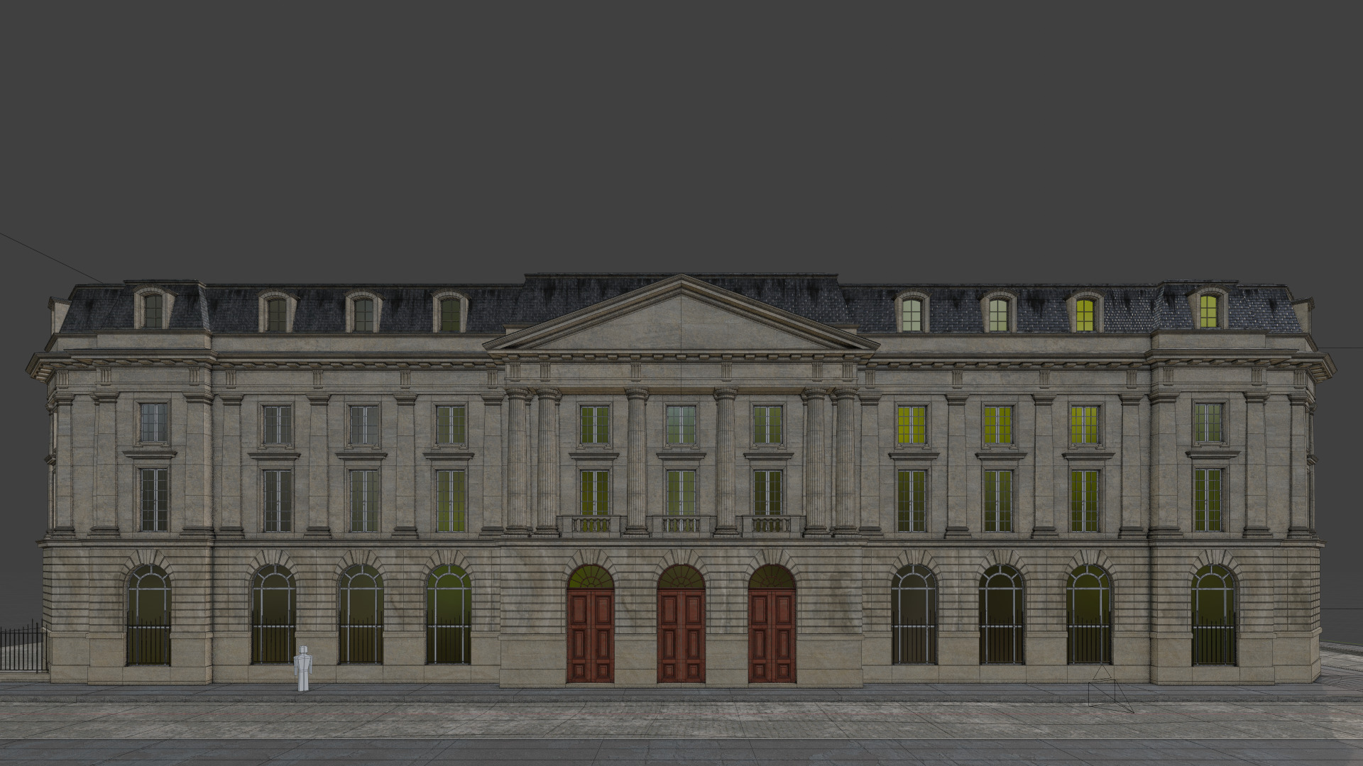 City Building III 3D model_16