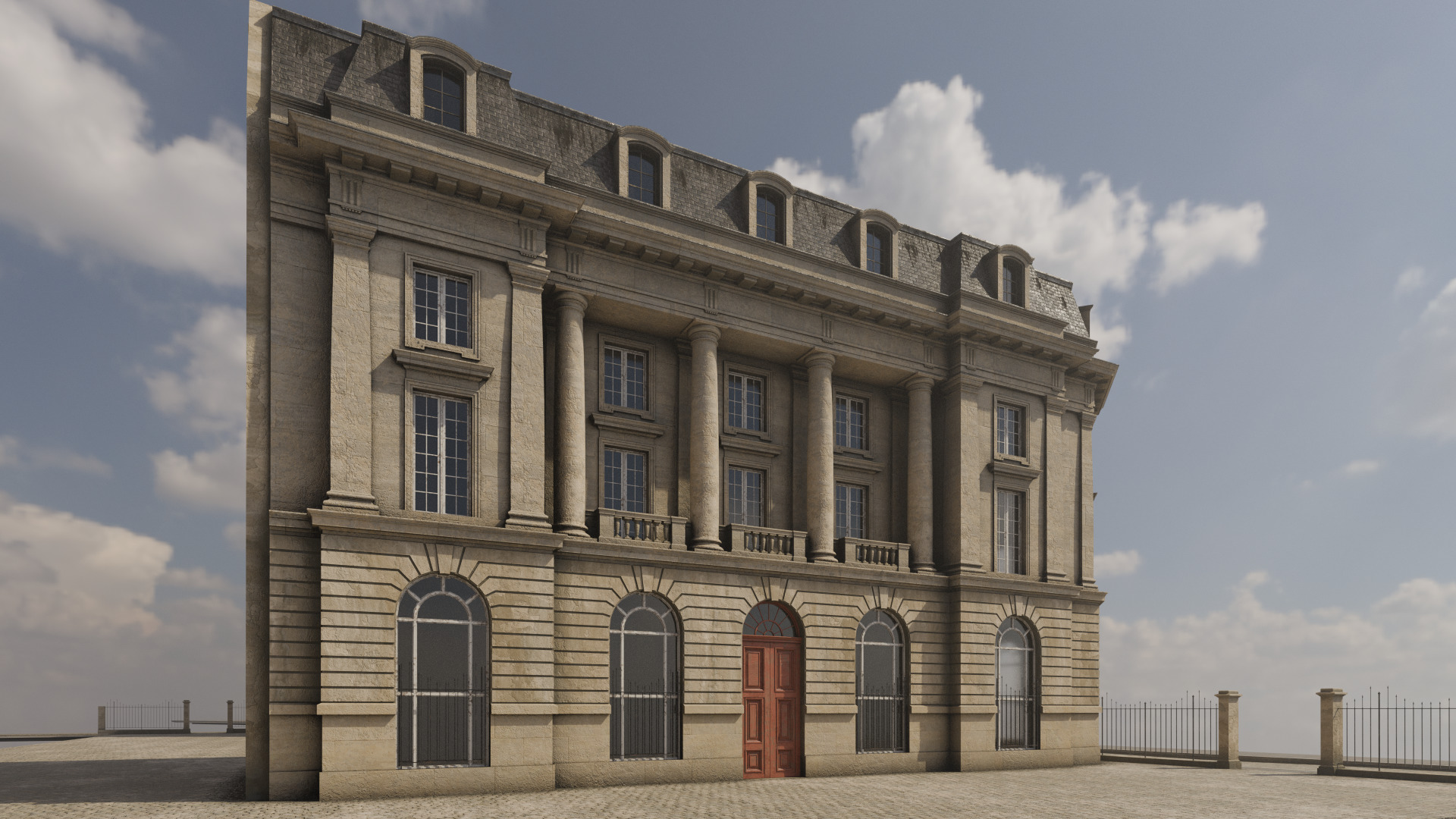 City Building III 3D model_4