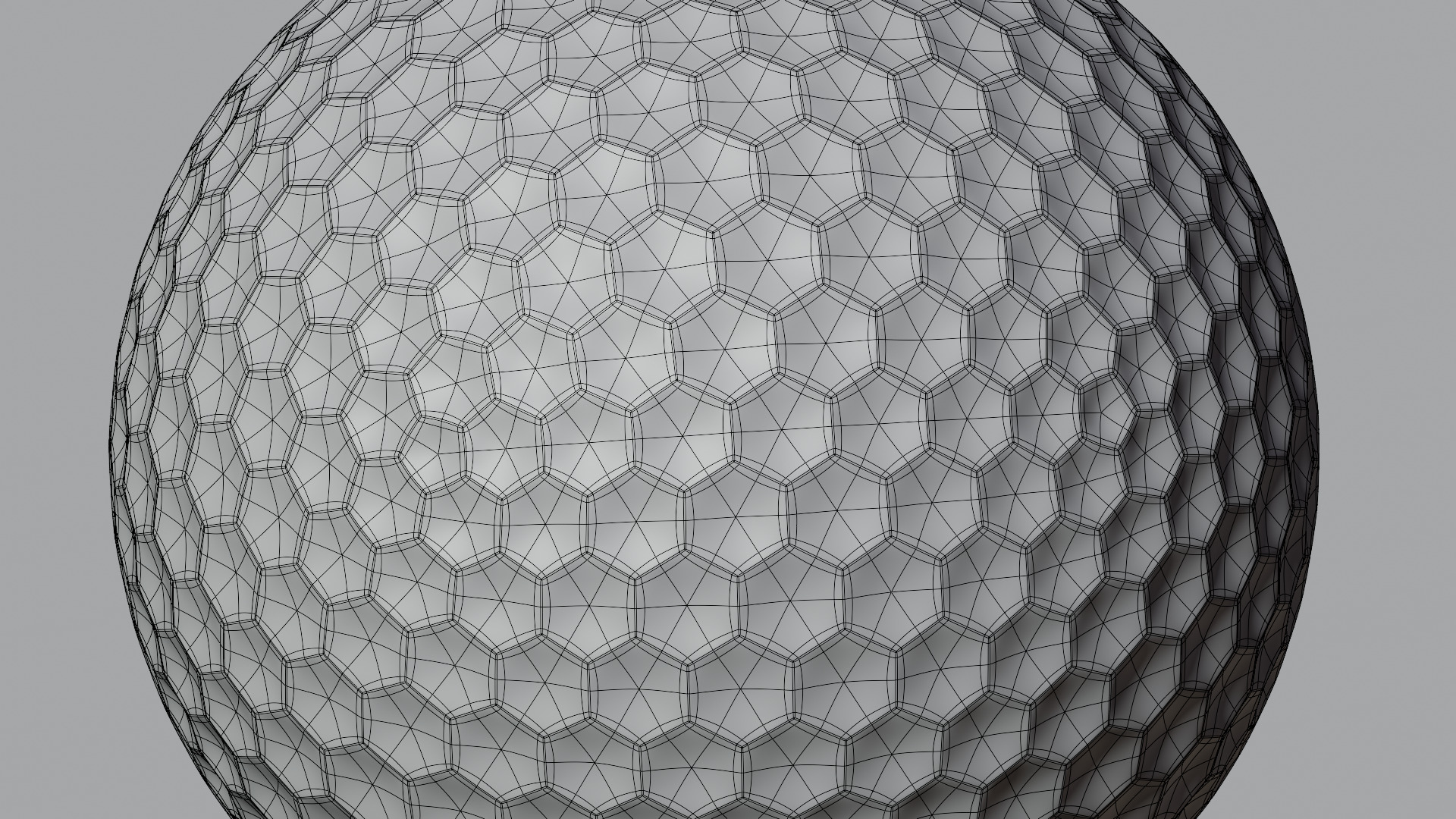 Golf Ball 3D model_6