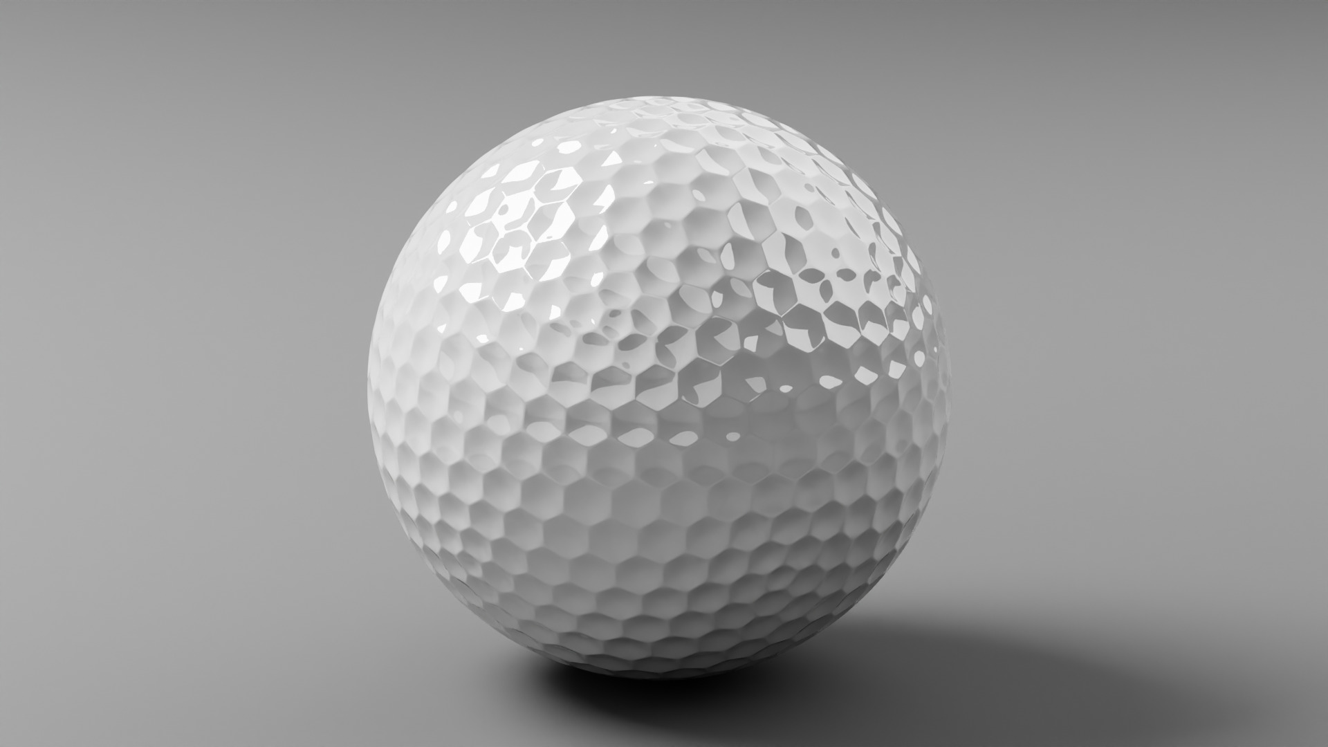 Golf Ball 3D model_2