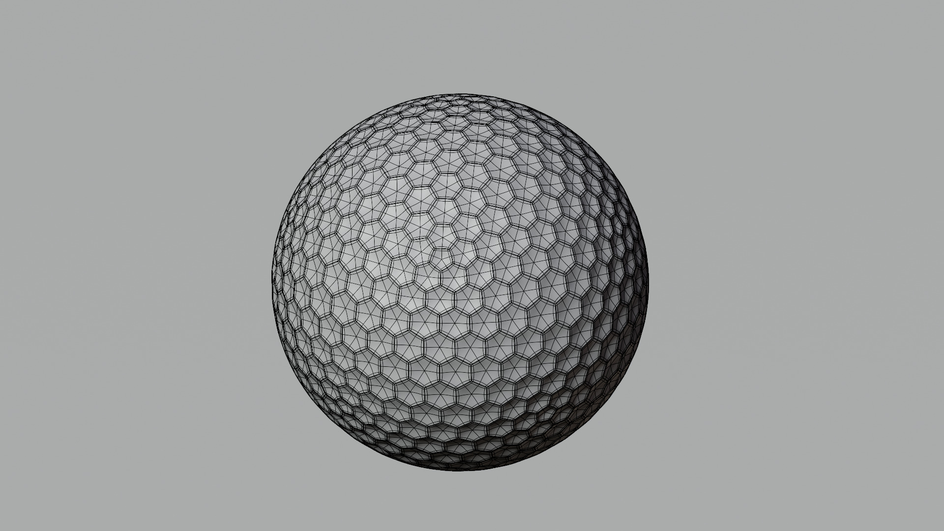 Golf Ball 3D model_5