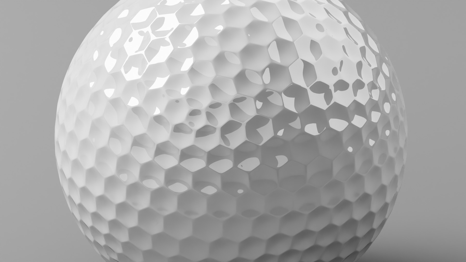 Golf Ball 3D model_3