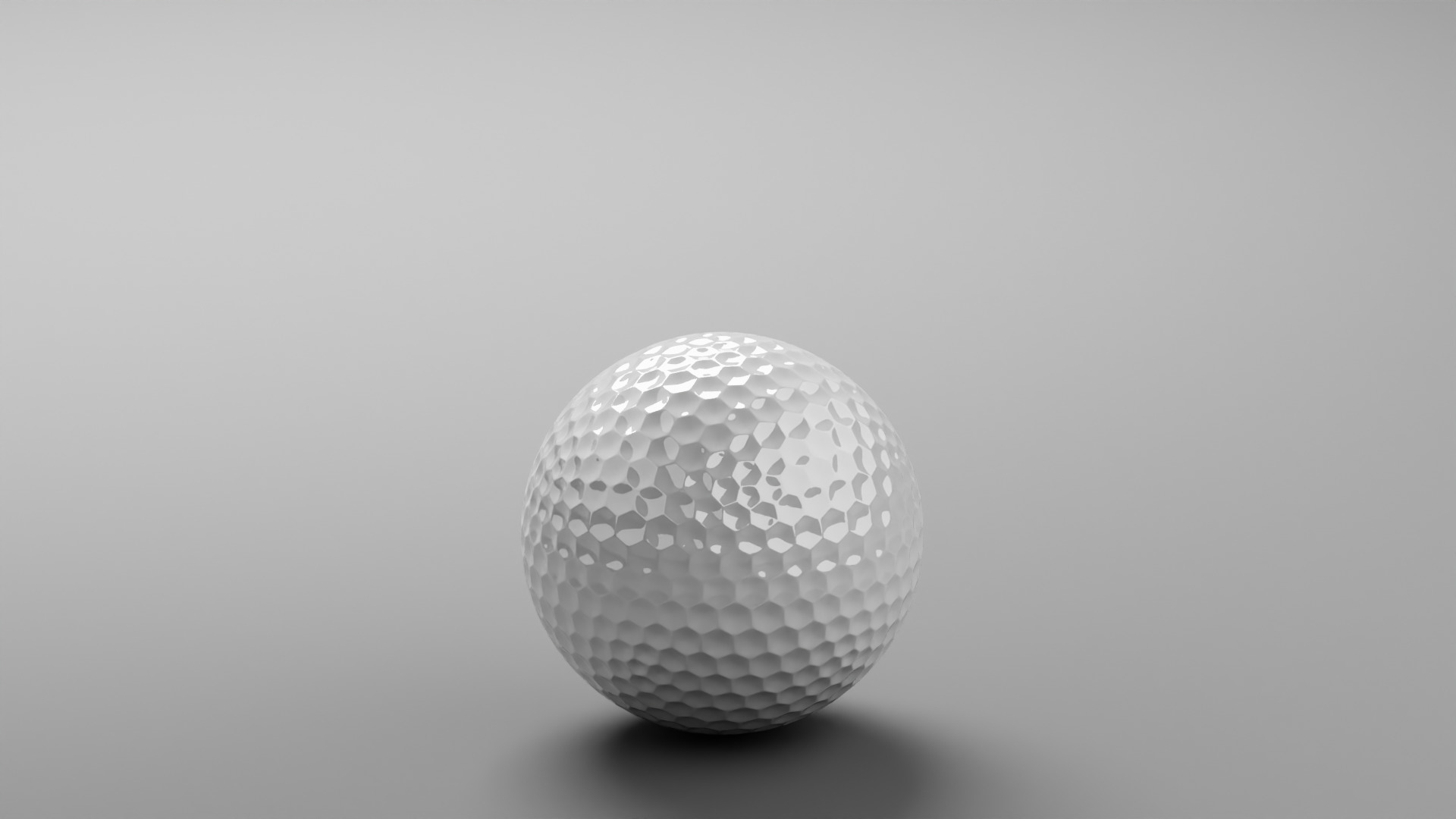Golf Ball 3D model_1