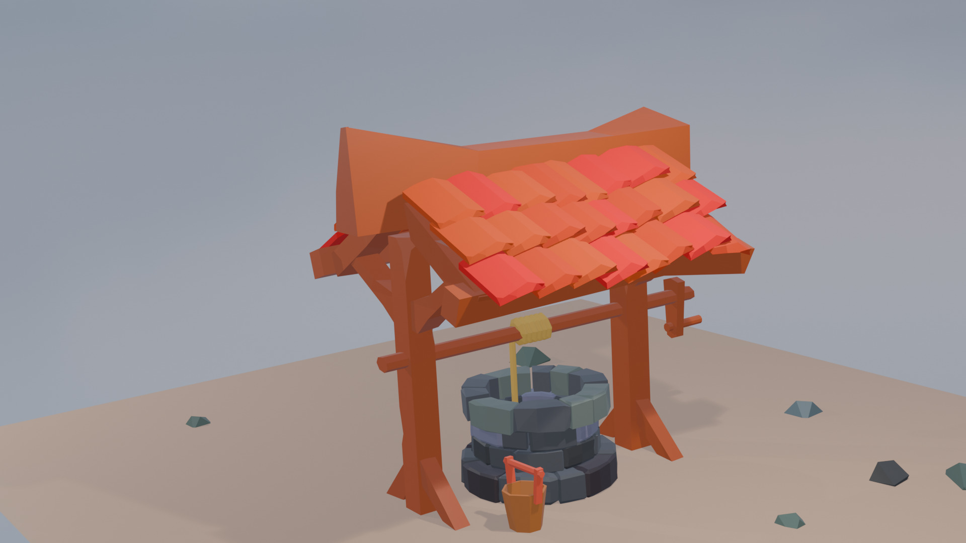 well model Free 3D model_2