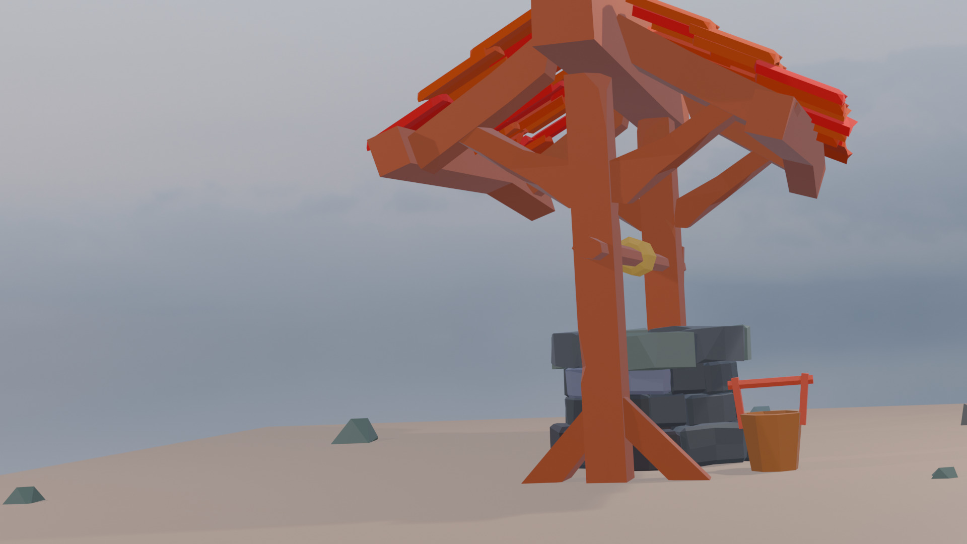 well model Free 3D model_4