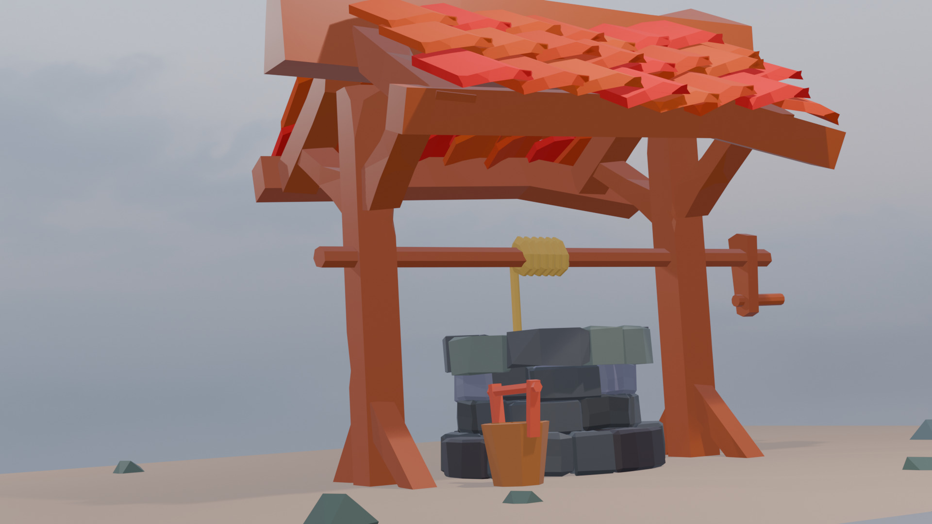 well model Free 3D model_3