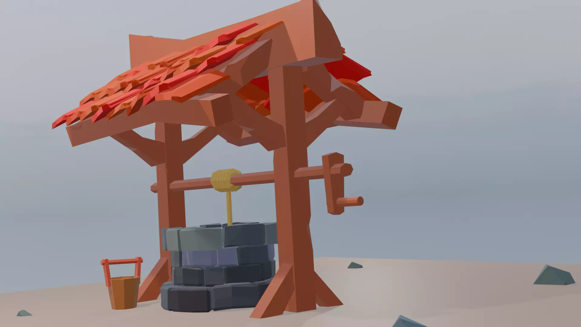 well model Free 3D model_0