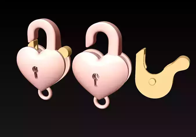 Heart bracelet lock - N712732