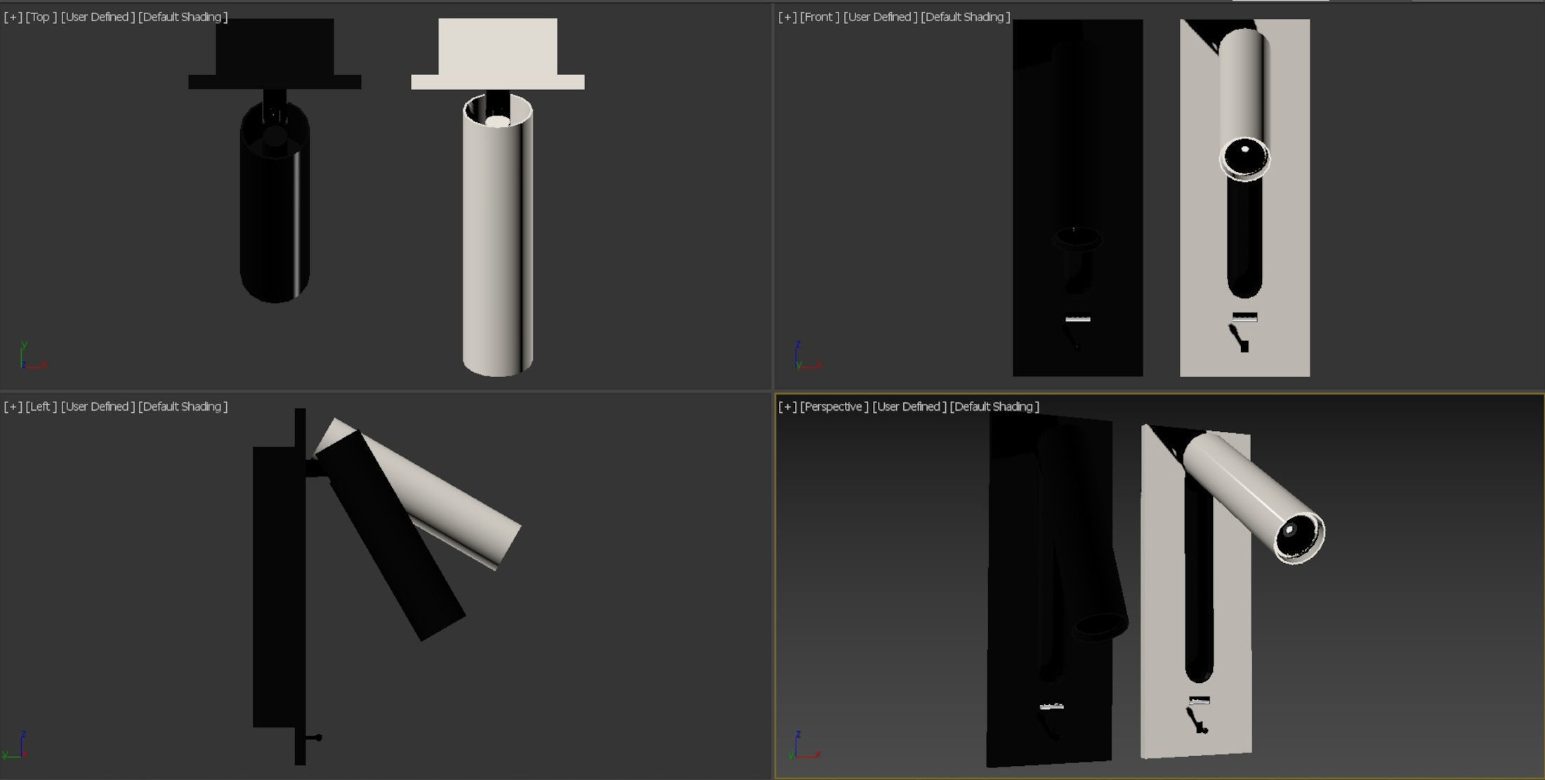 Headboard light 3D model_4