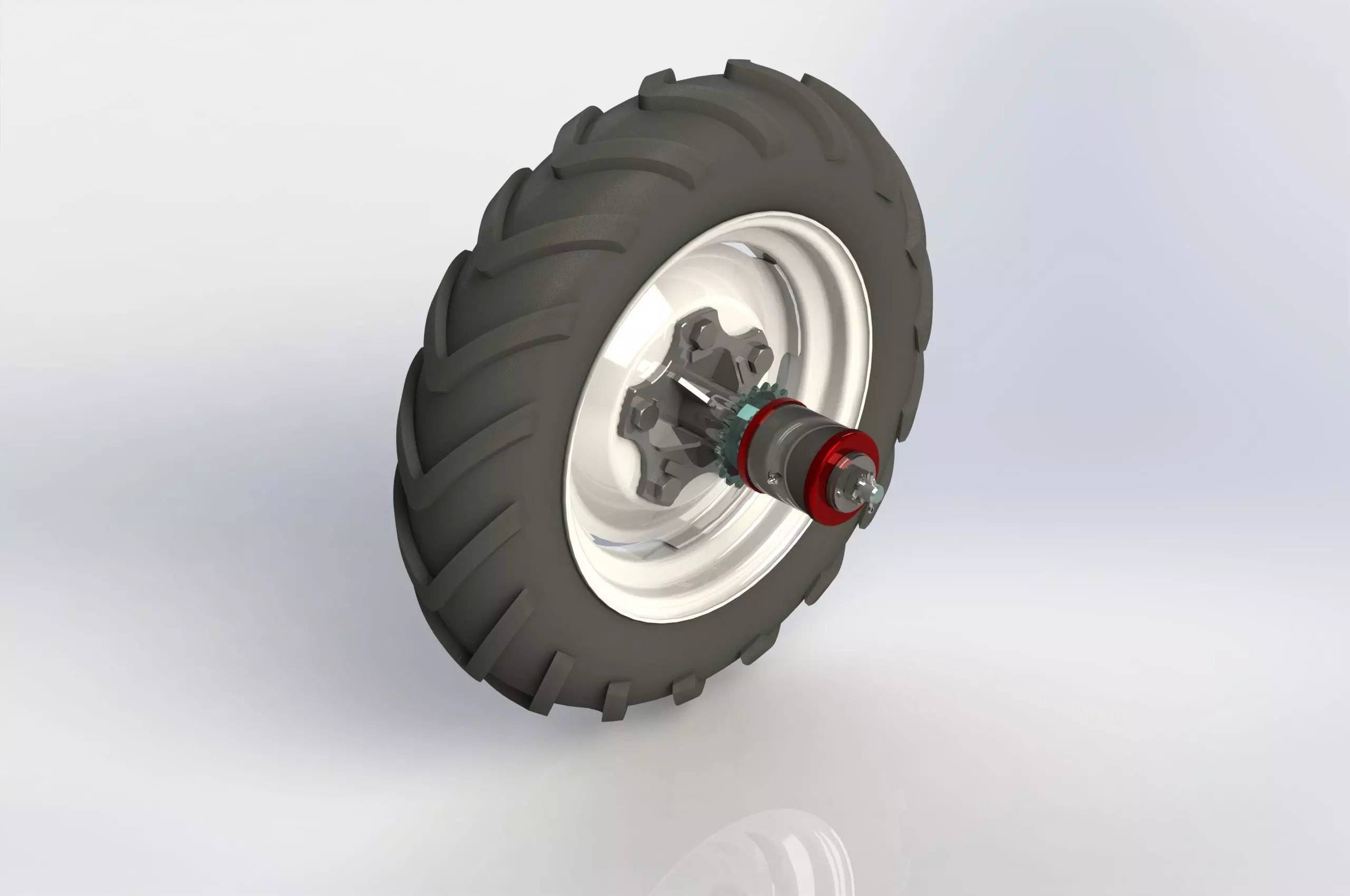 Agricultural Wheel hub 5xR16 - Engineering documentation 3D model