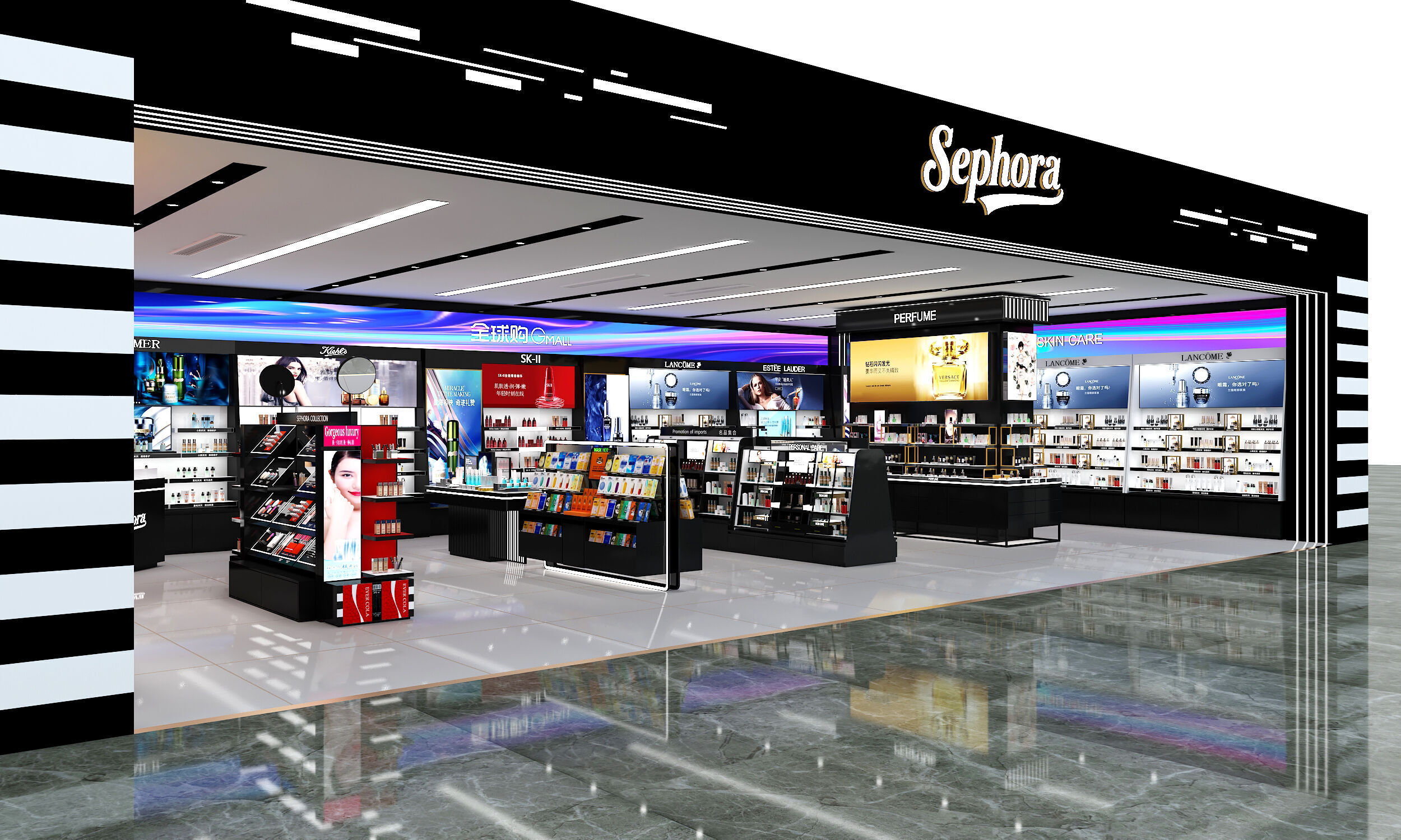 Cosmetics Store 3D model_3